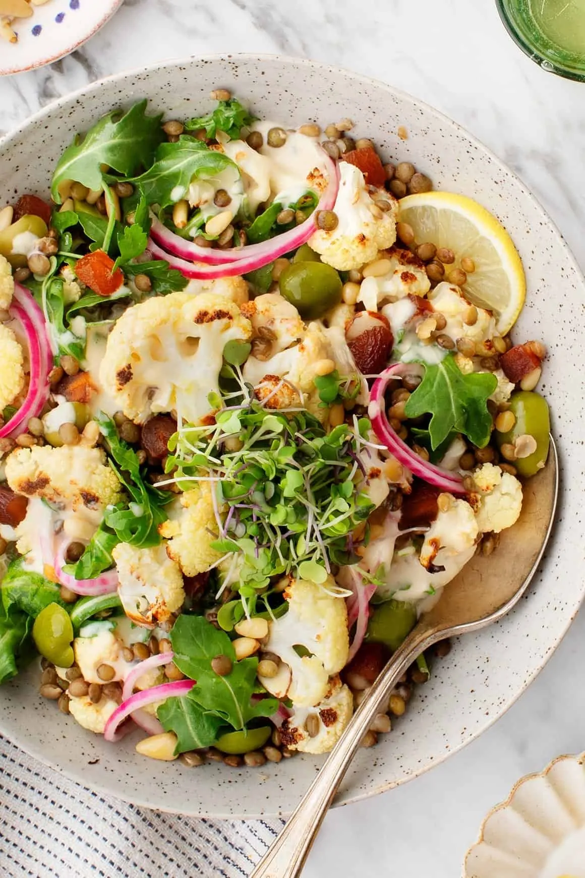 Minced Cauliflower Salad Bake