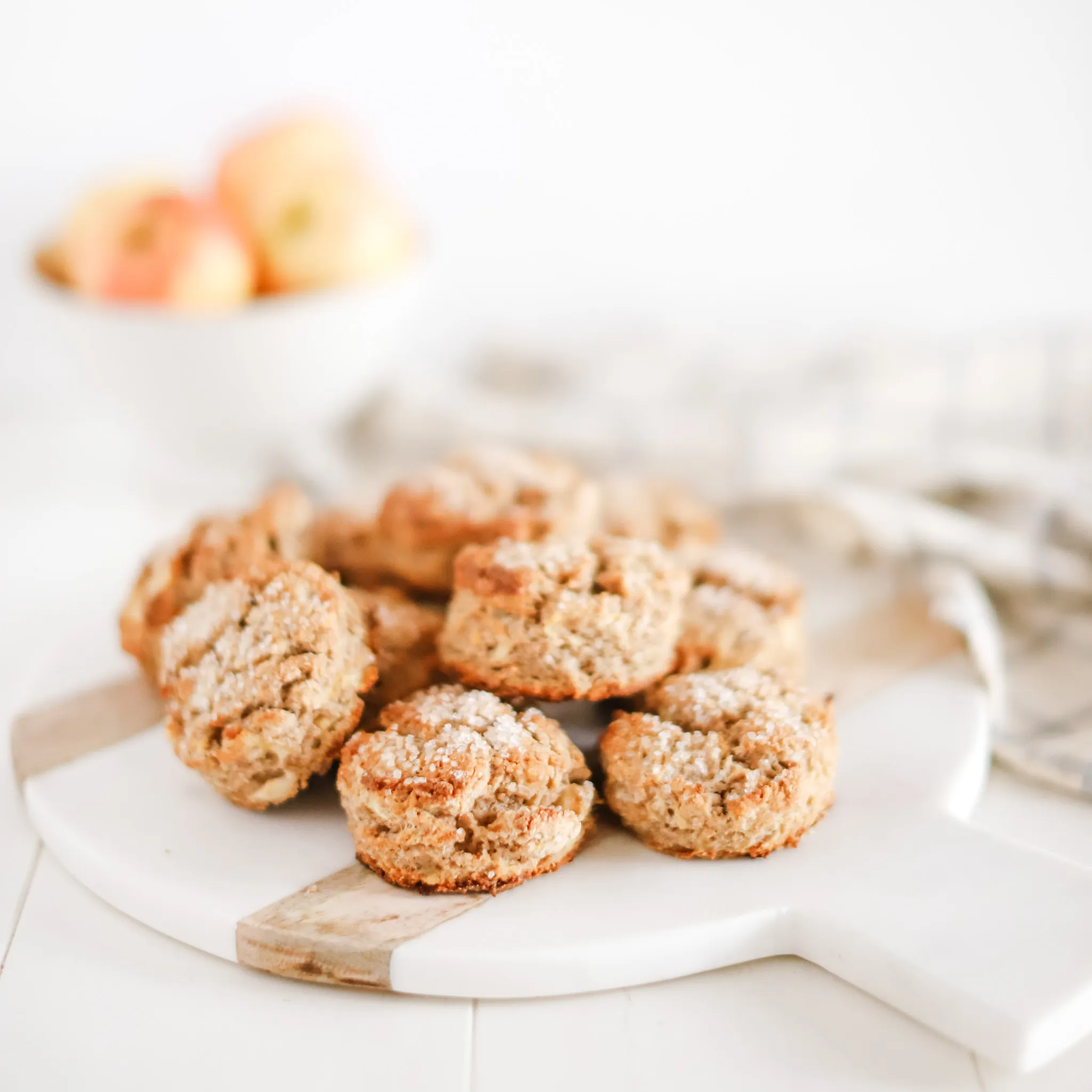 Mini Apple Cinnamon Swirl Scones