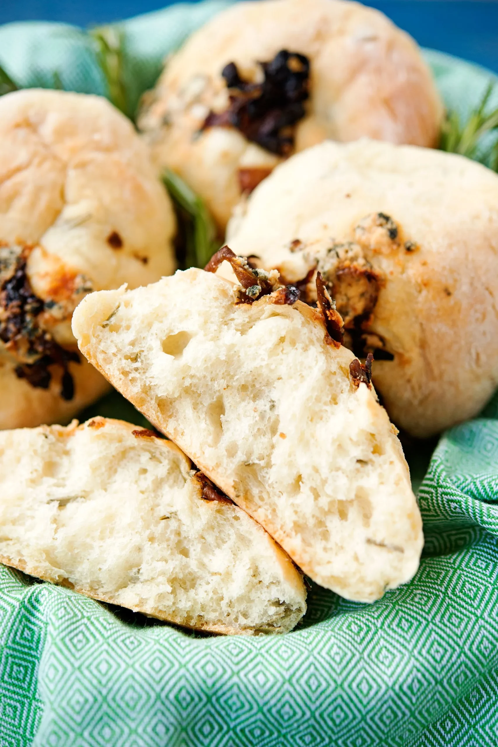 Mini Blue Cheese Rolls