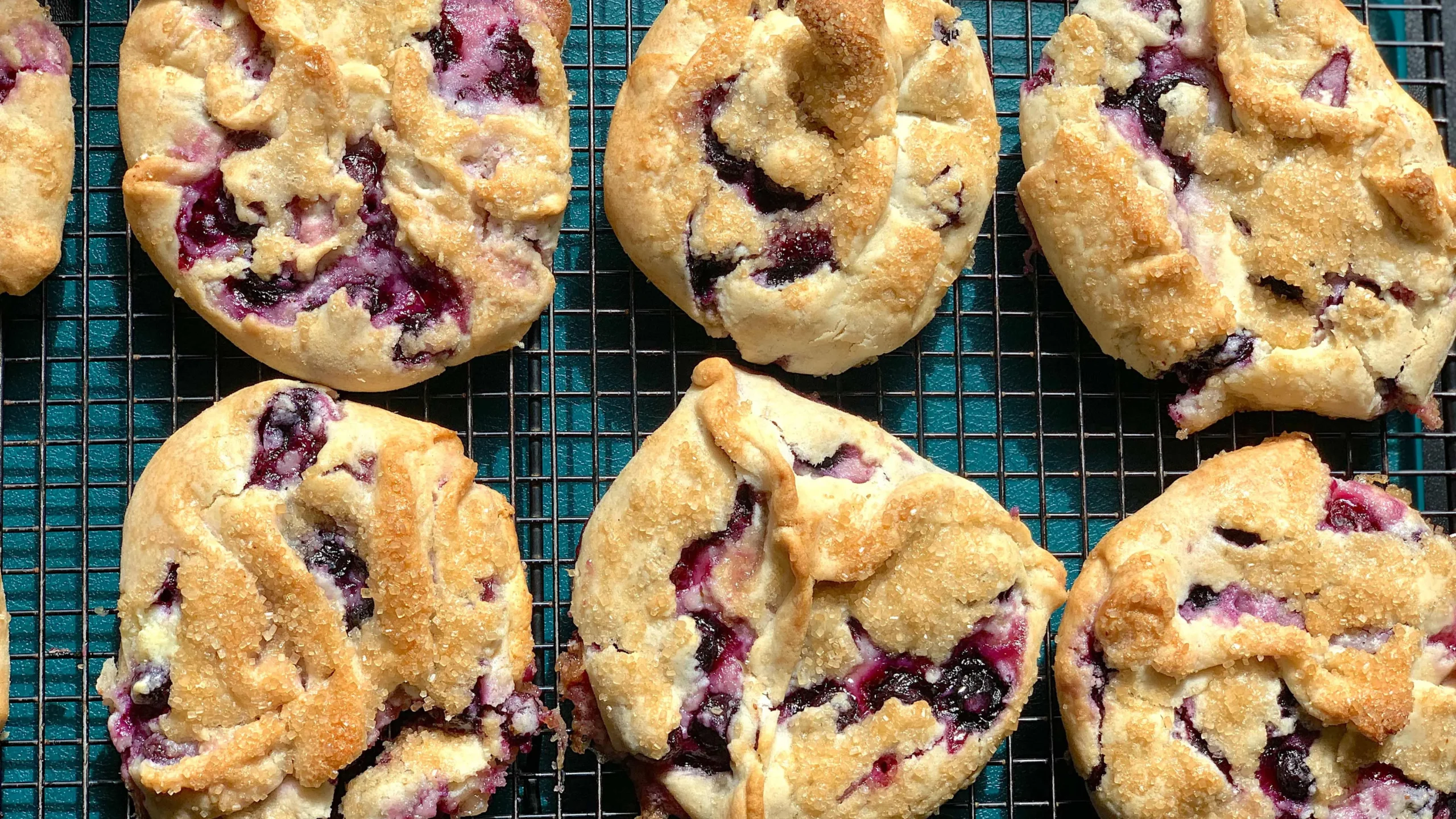 Mini Blueberry Cream Cheese Pies