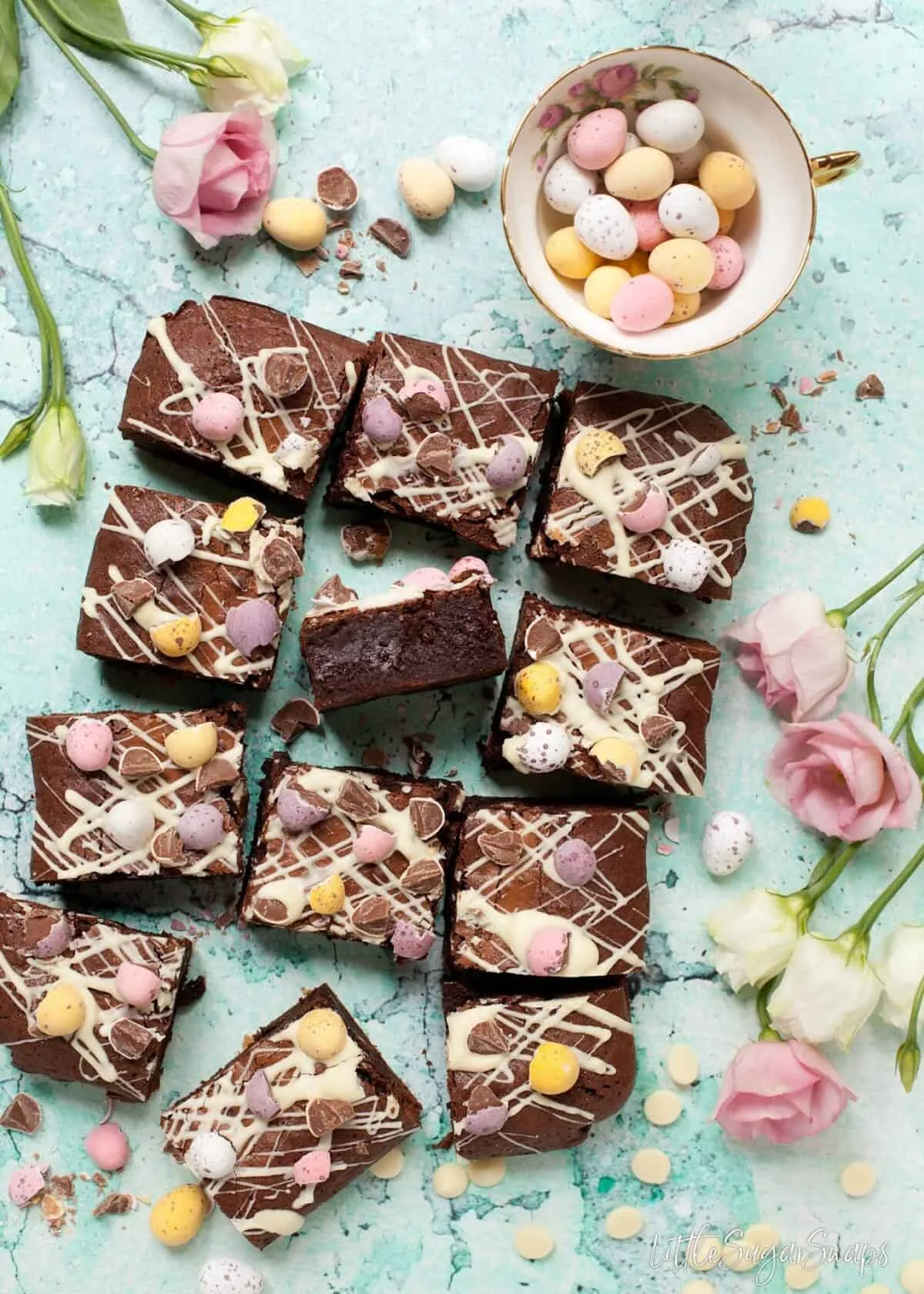 Mini Egg Easter Brownies