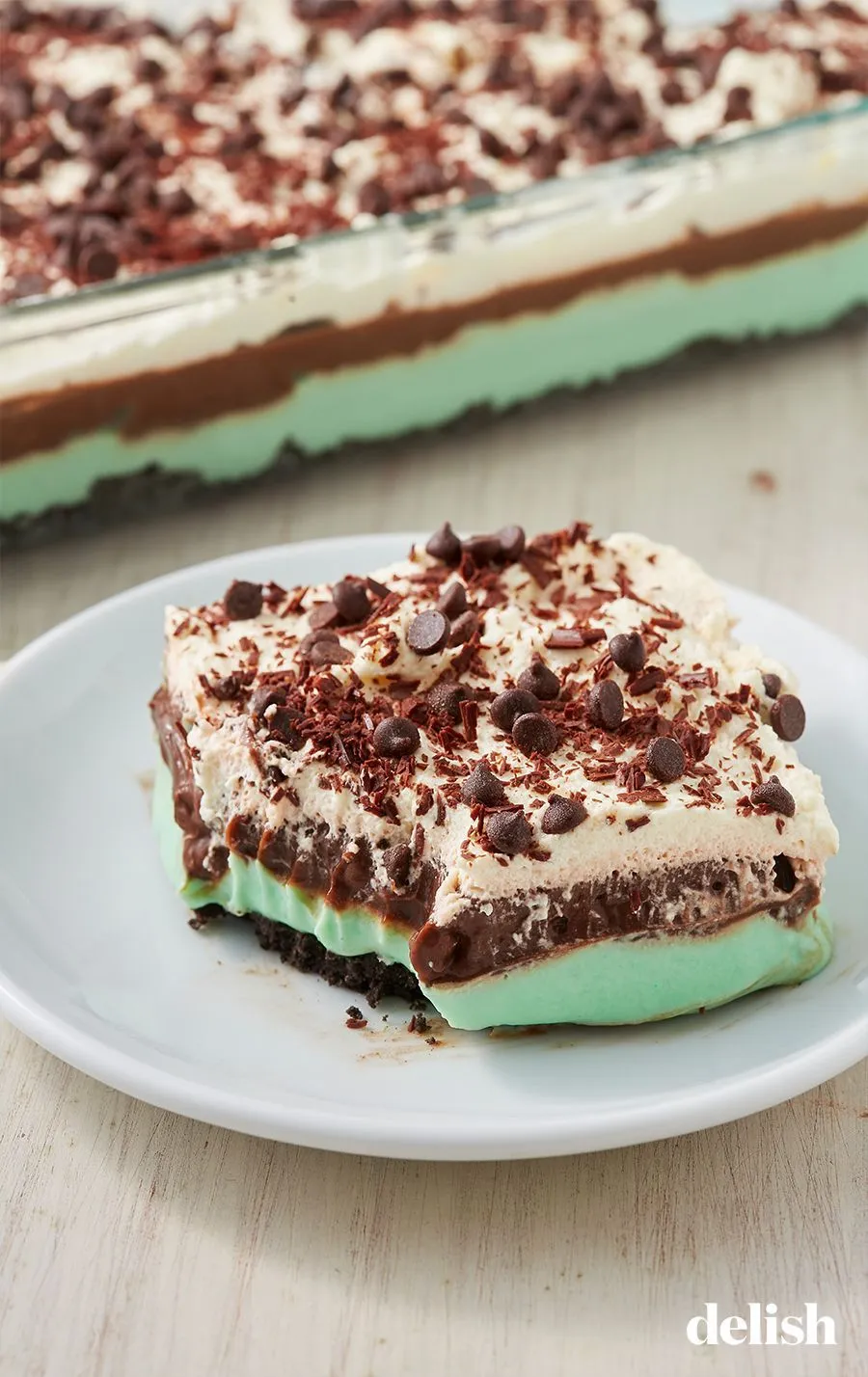 Mint Chip Dessert Lasagna