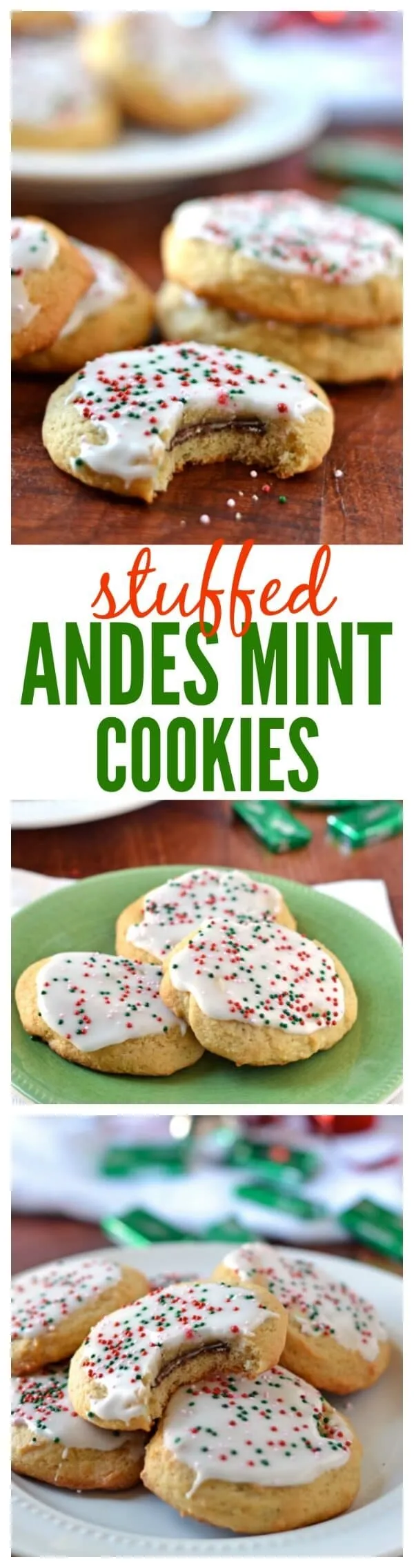 Mint Stuffed Holiday Cookies