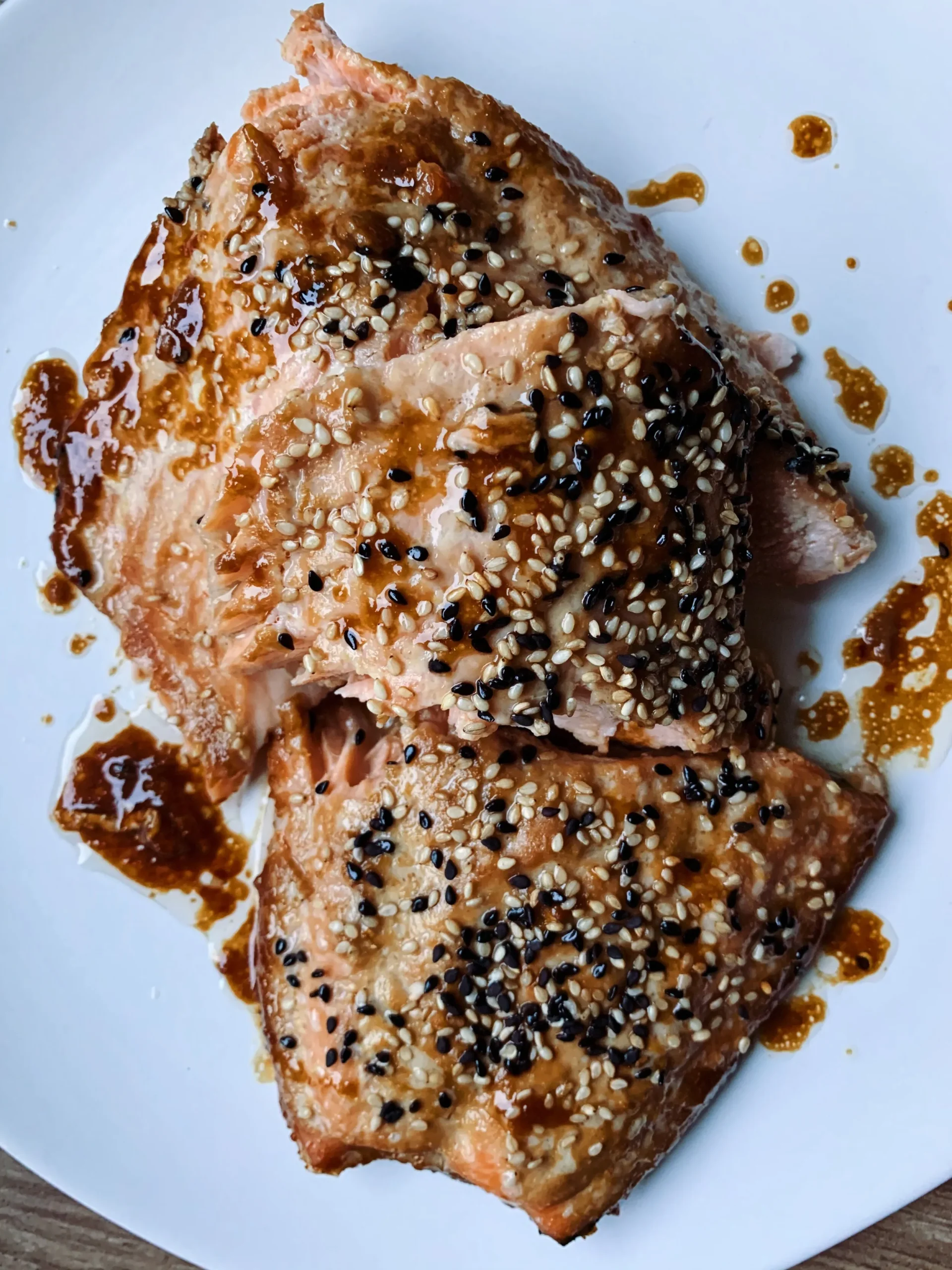 Miso Ginger Glazed Salmon
