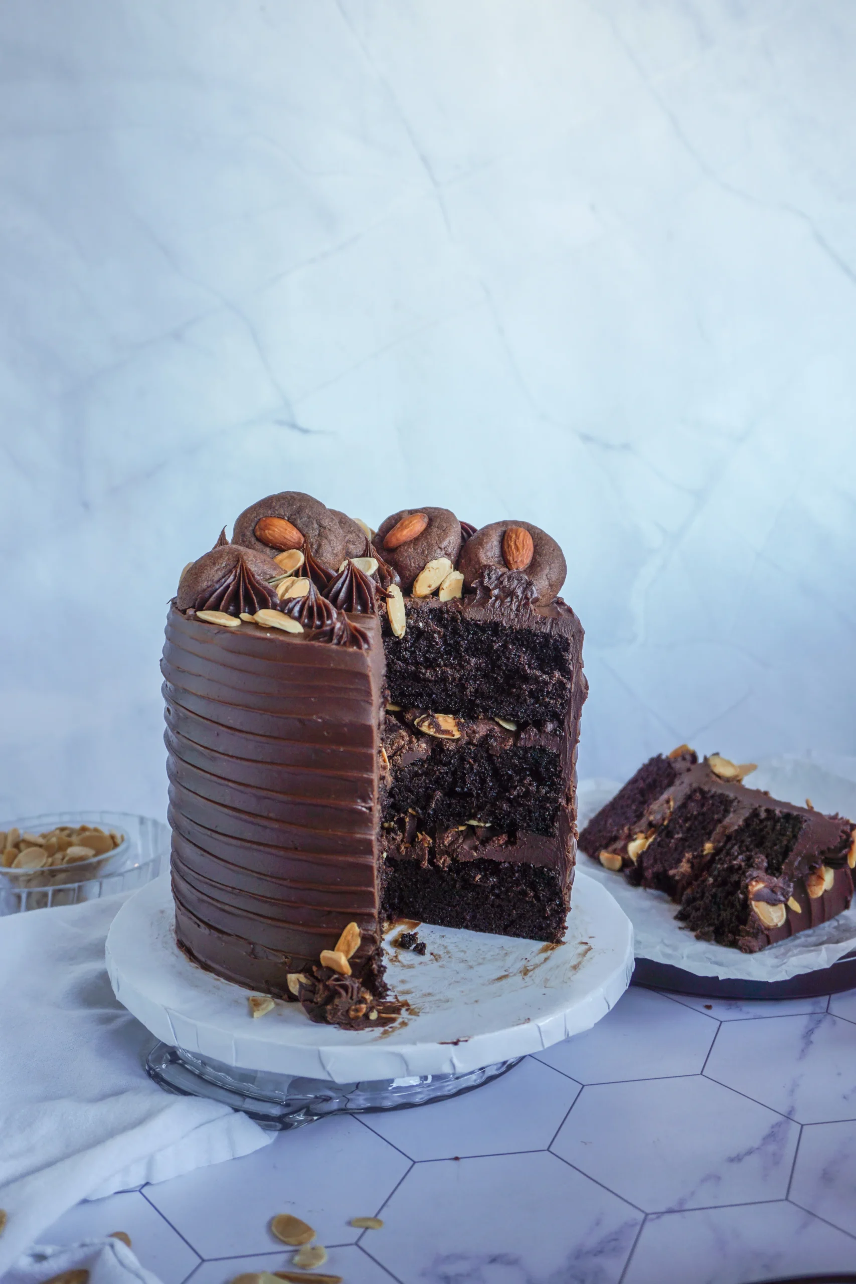 Mocha Almond Fudge Cake