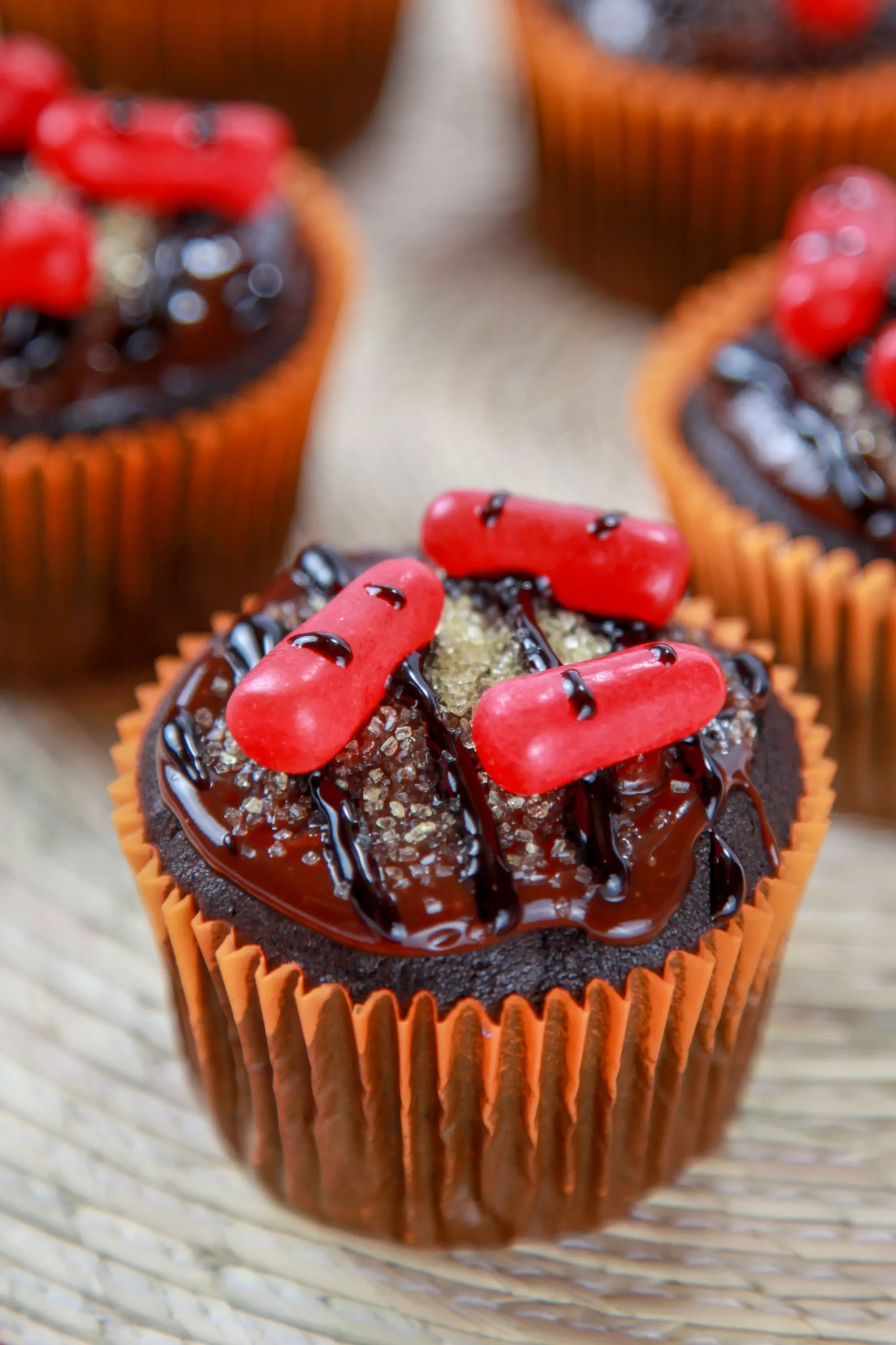 Moist Fudgy Chocolate Cupcakes