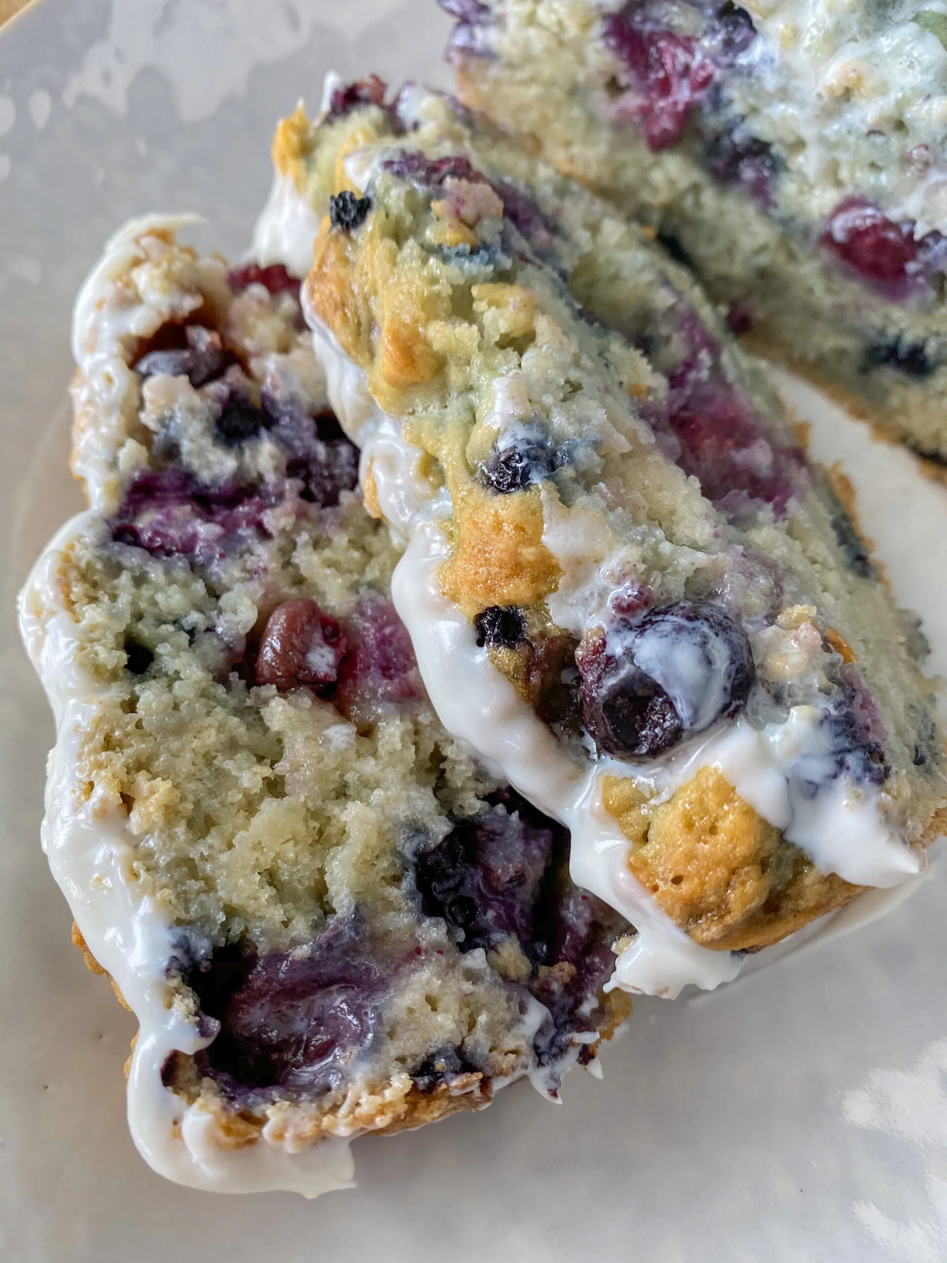 Moist Lemon Blueberry Loaf