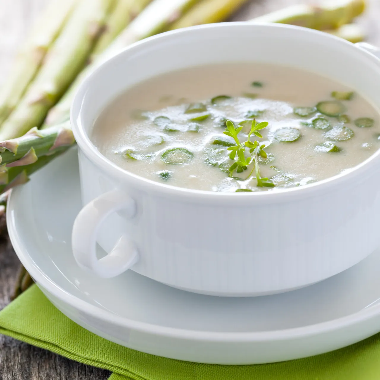 Mom's Creamy Asparagus Soup