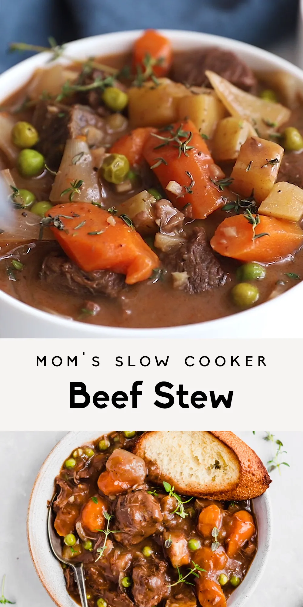 Moms Slow Cooked Beef Stew