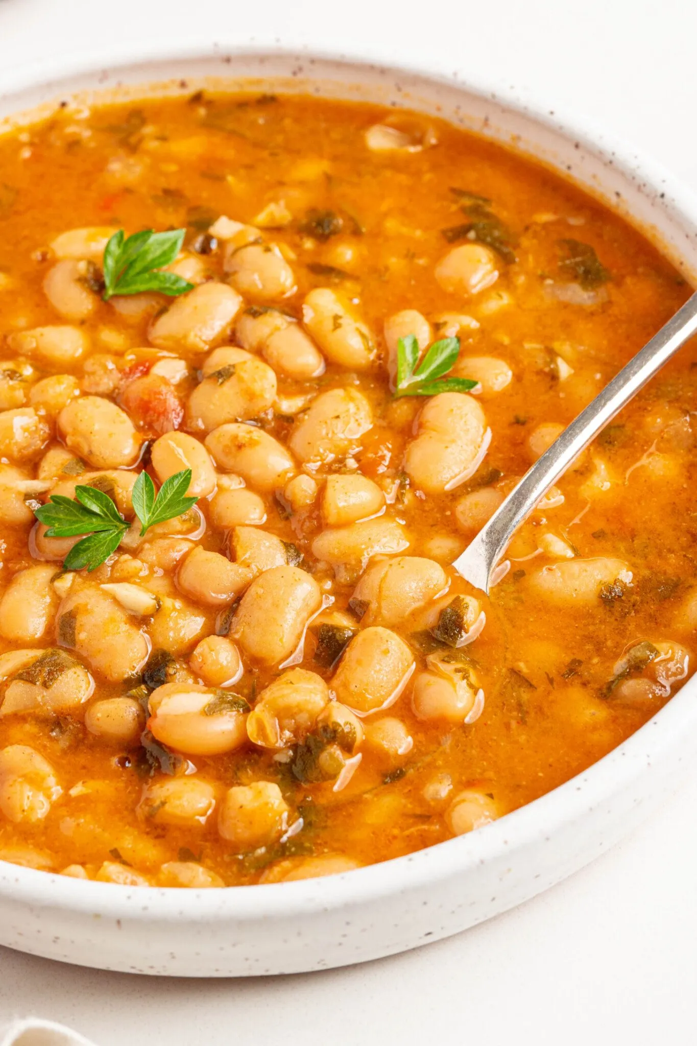 Moroccan Stewed White Beans Loubia