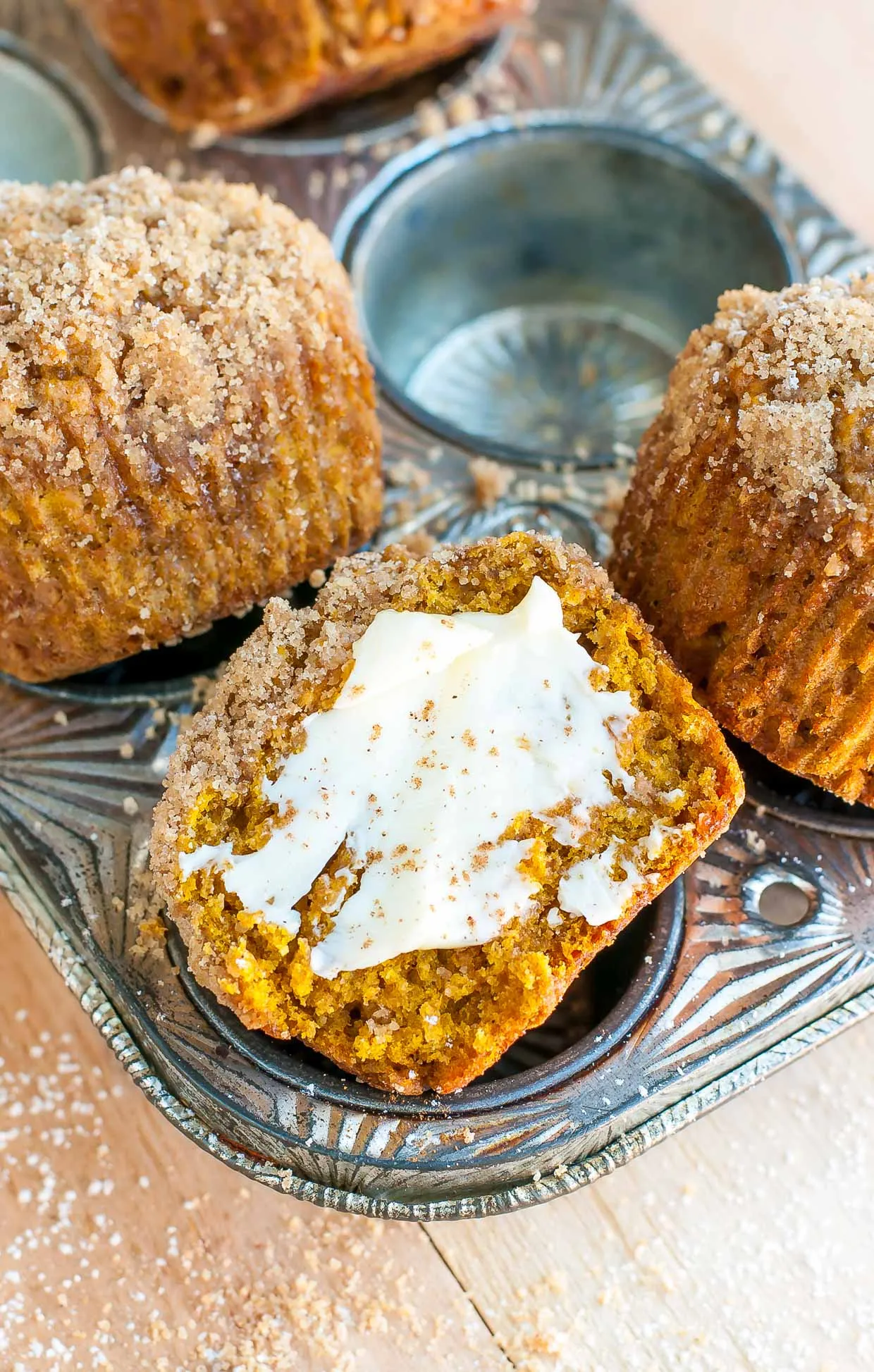 MuffinMonday Pumpkin Streusel Muffins