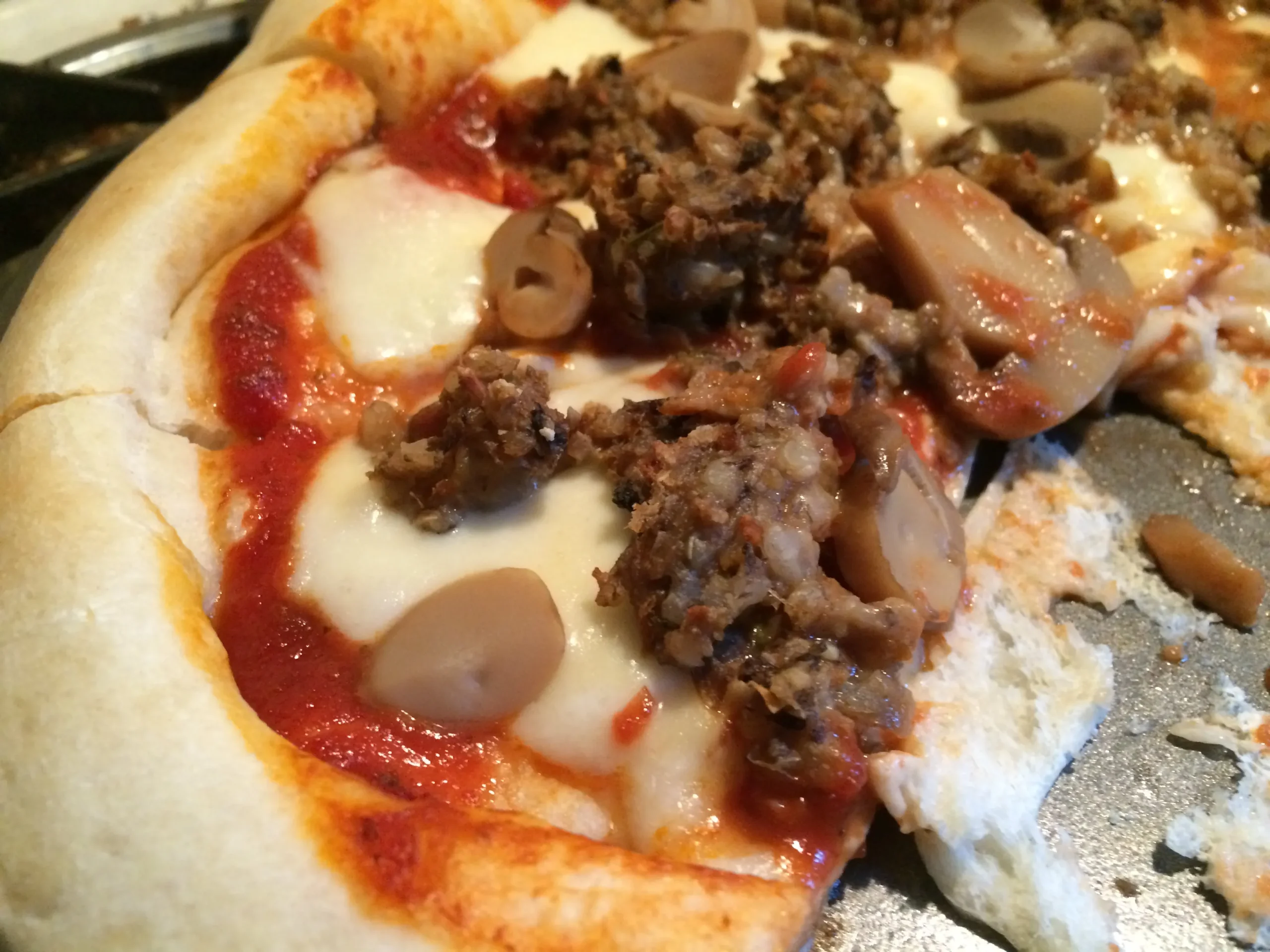 Mushroom Pizza Burgers