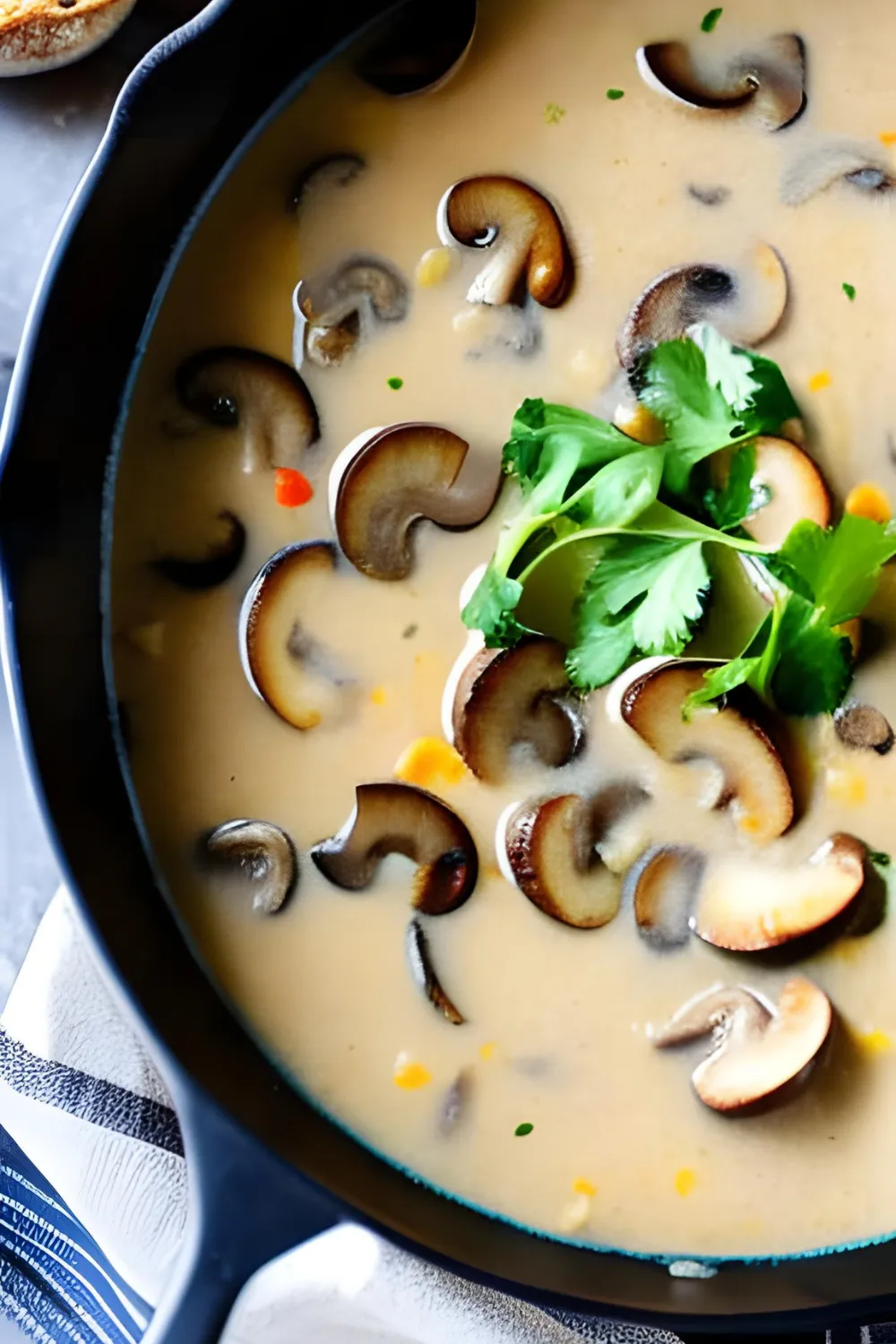Mushroom Soup Without Cream