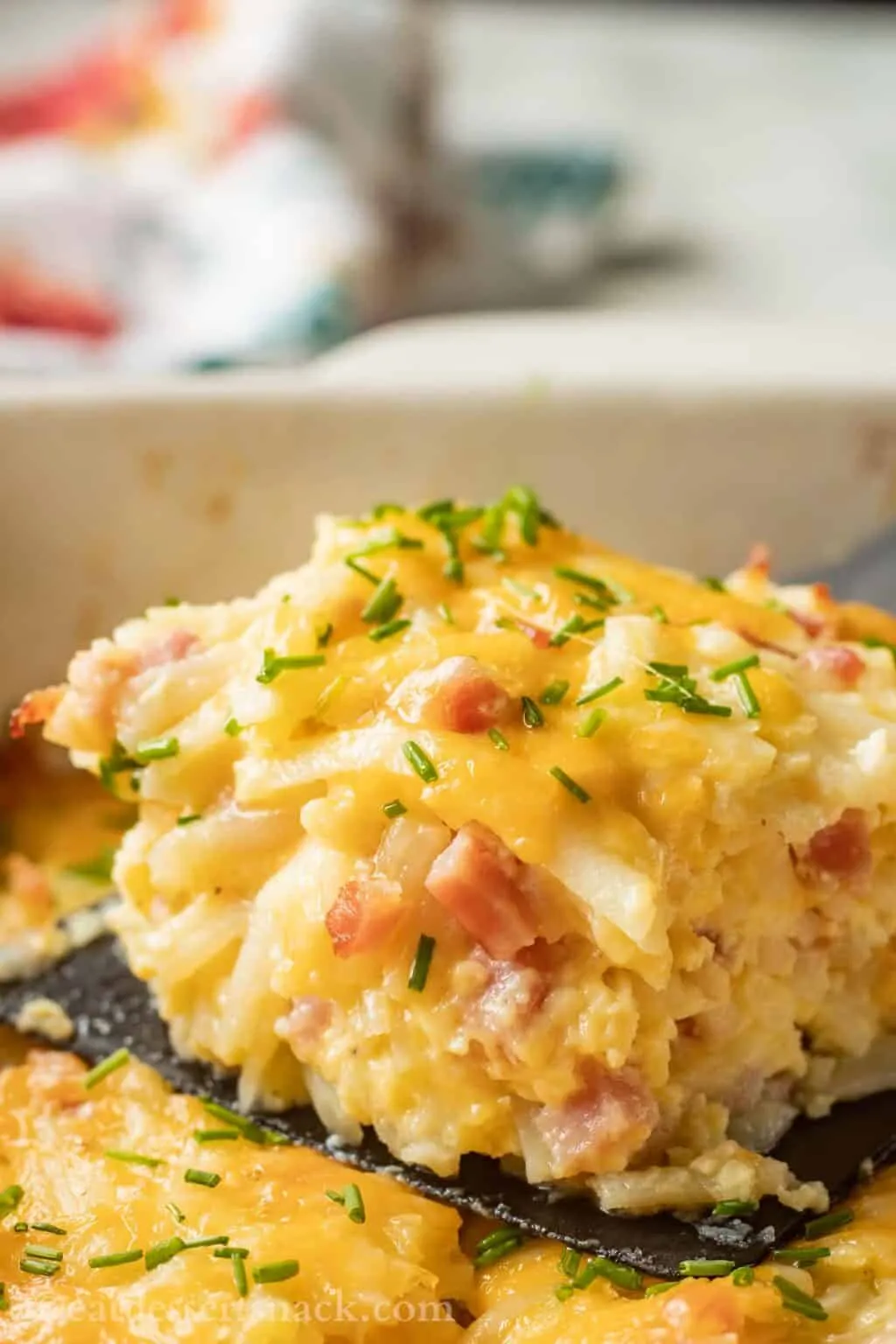 Must Try Hashbrown Ham and Cheese Breakfast Casserole