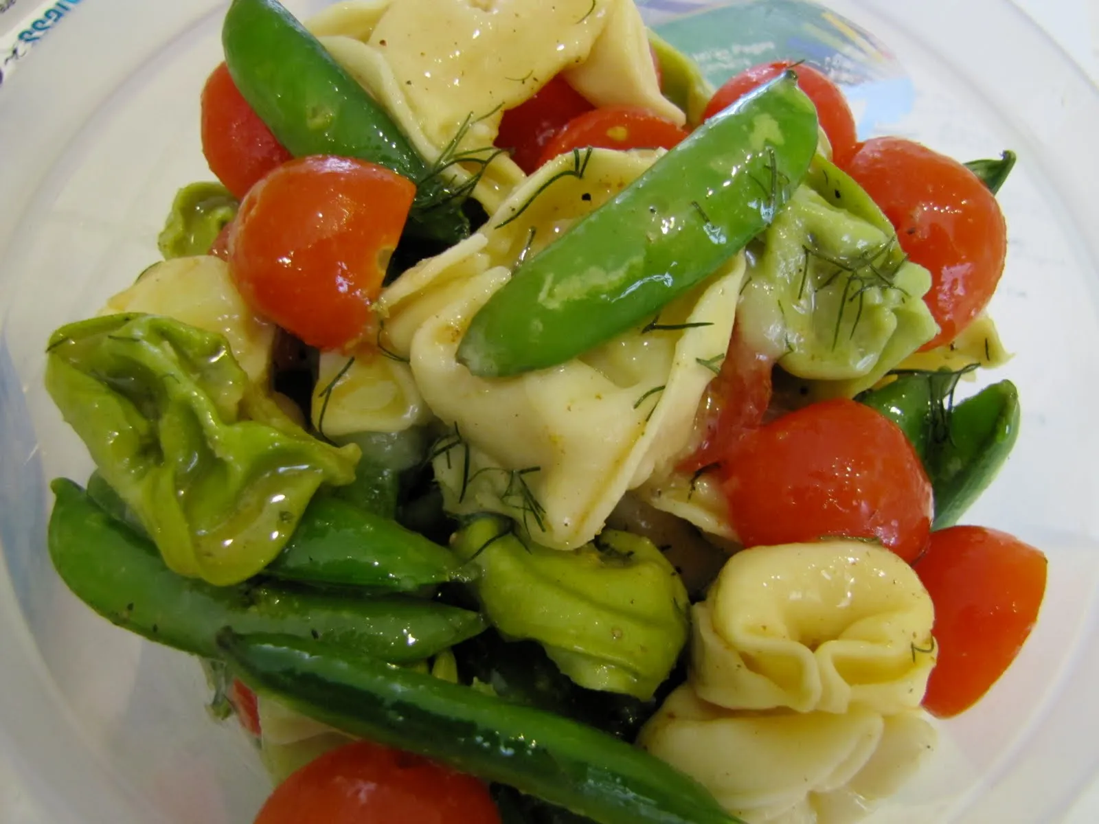 Mustard Dill Tortellini Salad Skewers