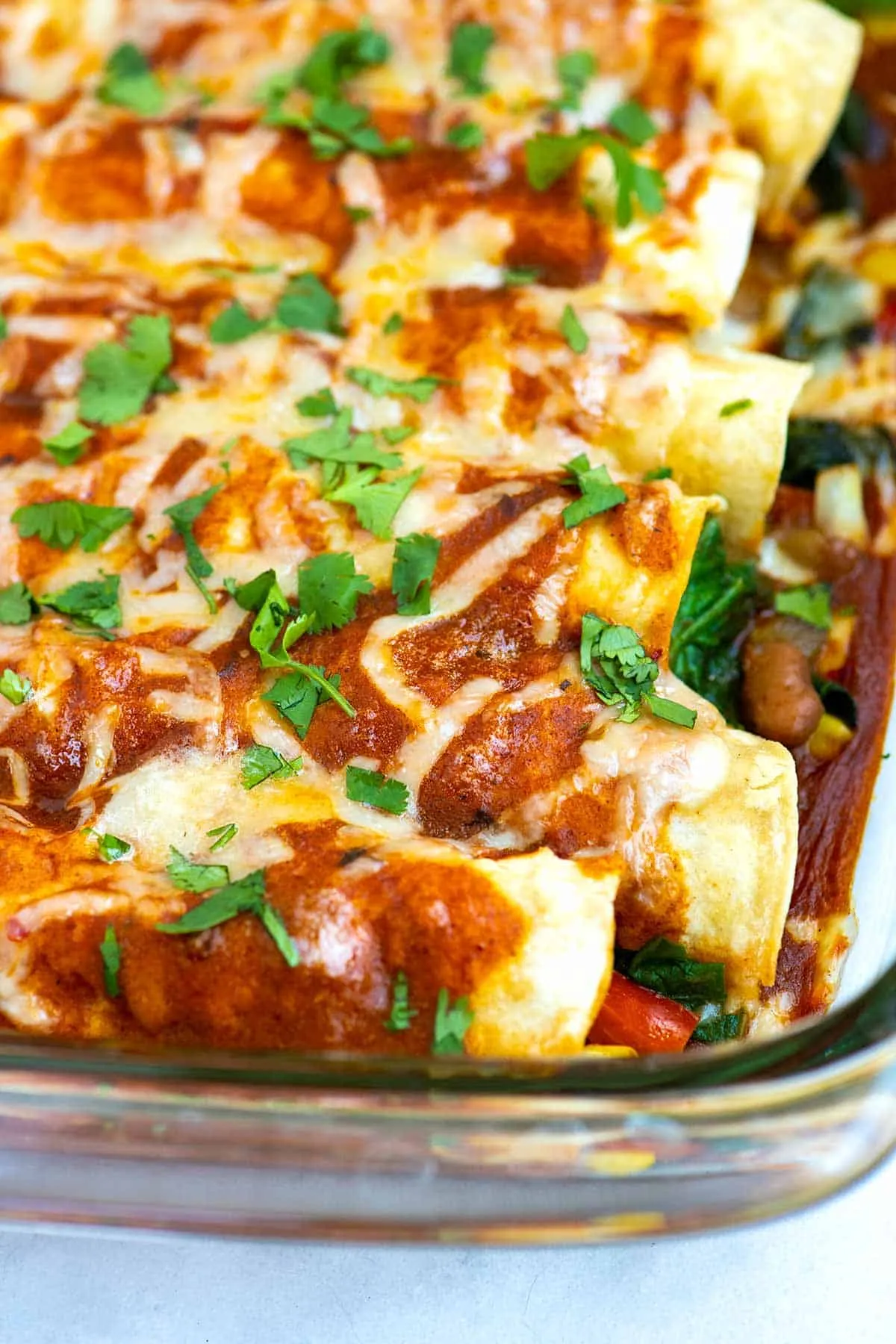My Favorite Veggie Enchiladas
