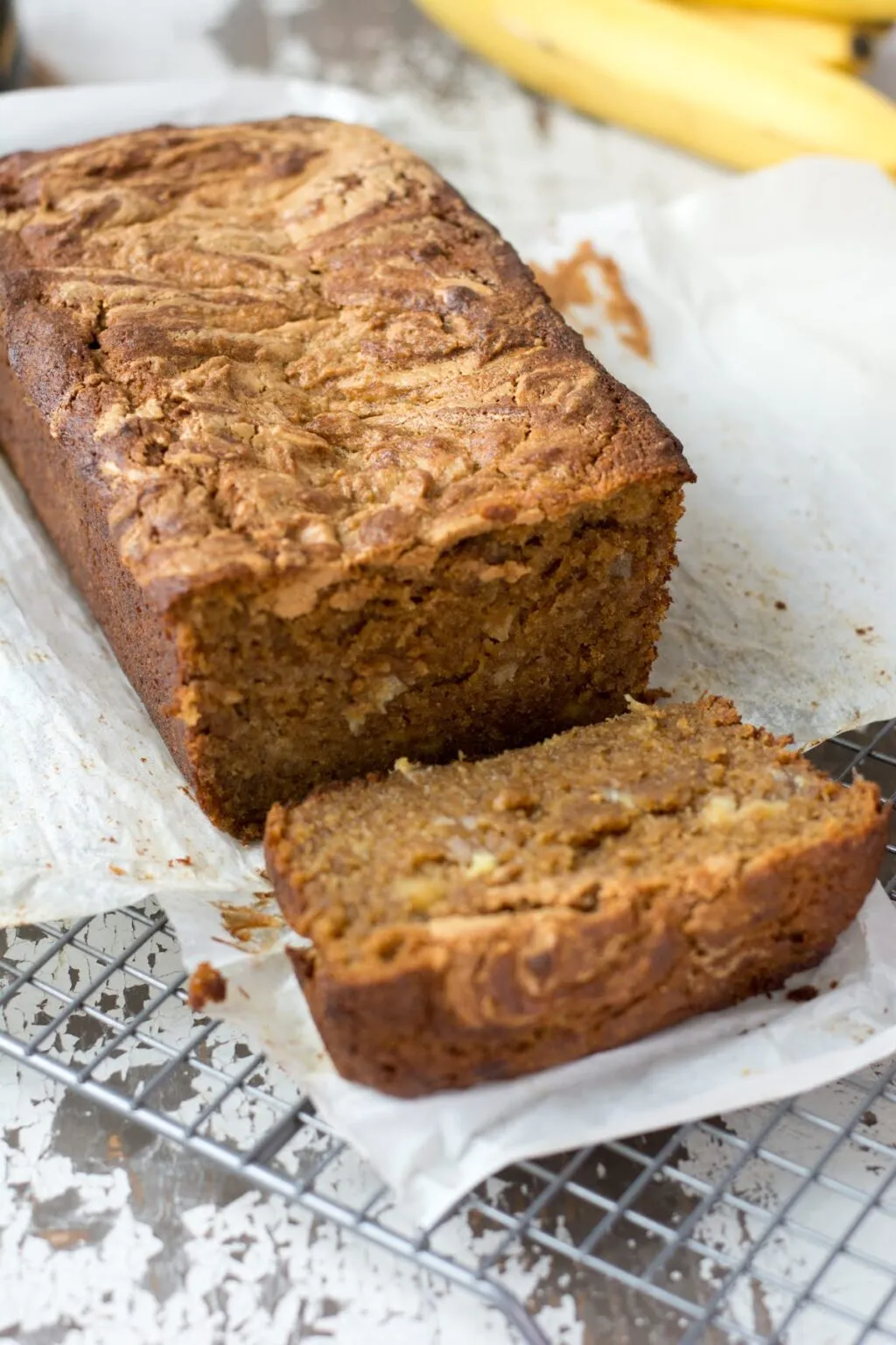 Nana's Peanut Butter Banana Bread