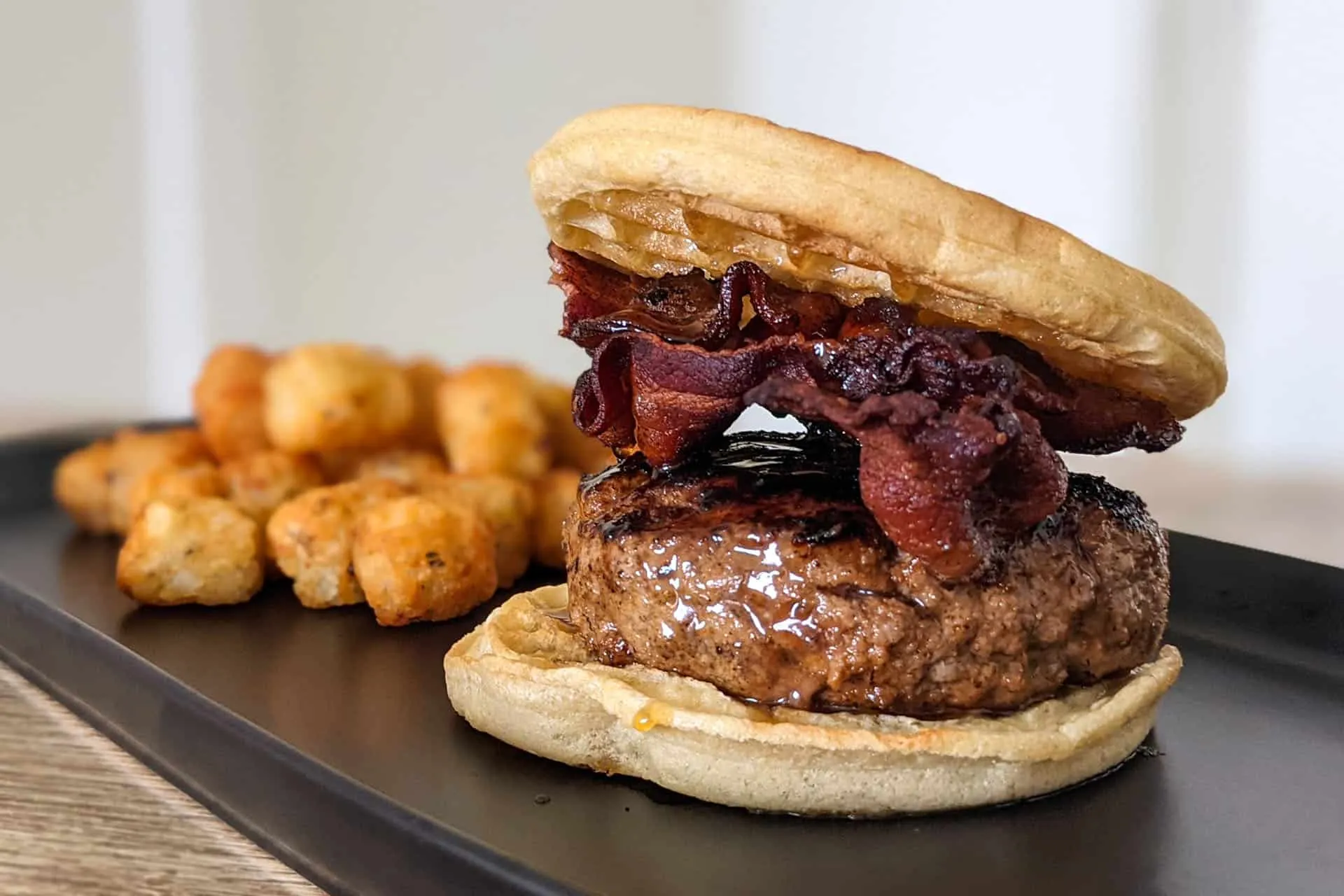 New England Maple Brunch Burger