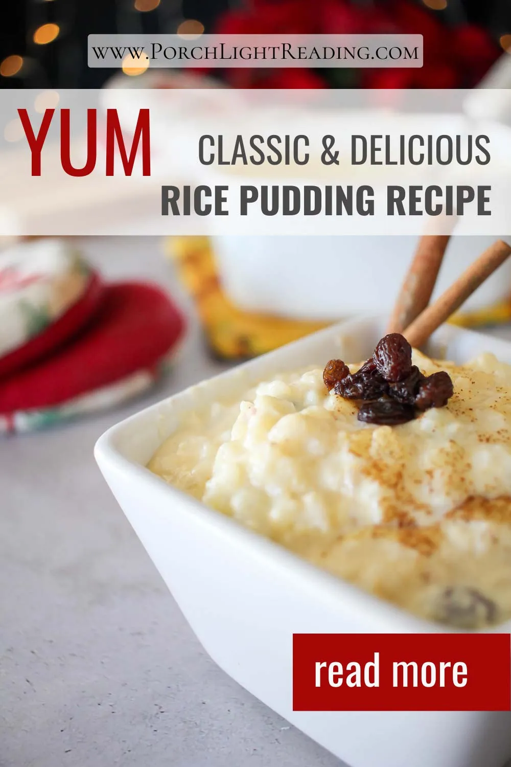 Nifty Fifties Rice Pudding