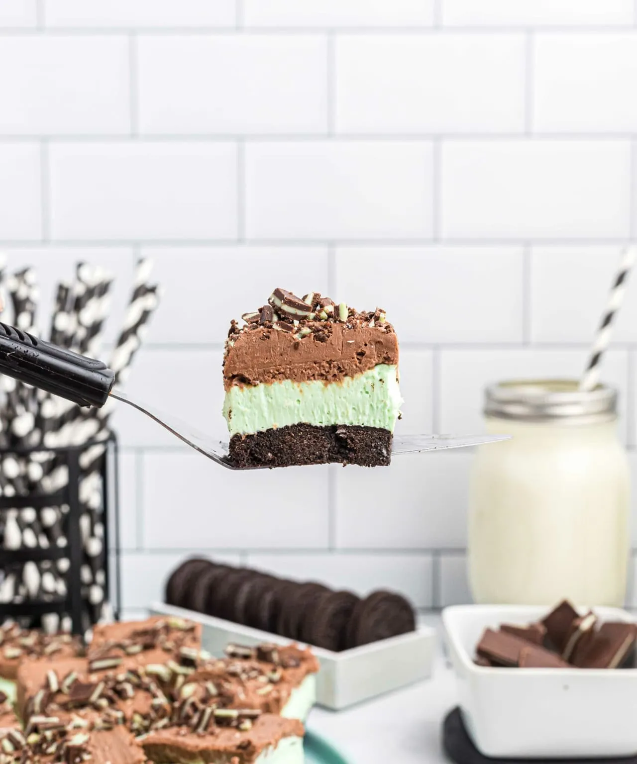 No Bake Andes Mint Bars