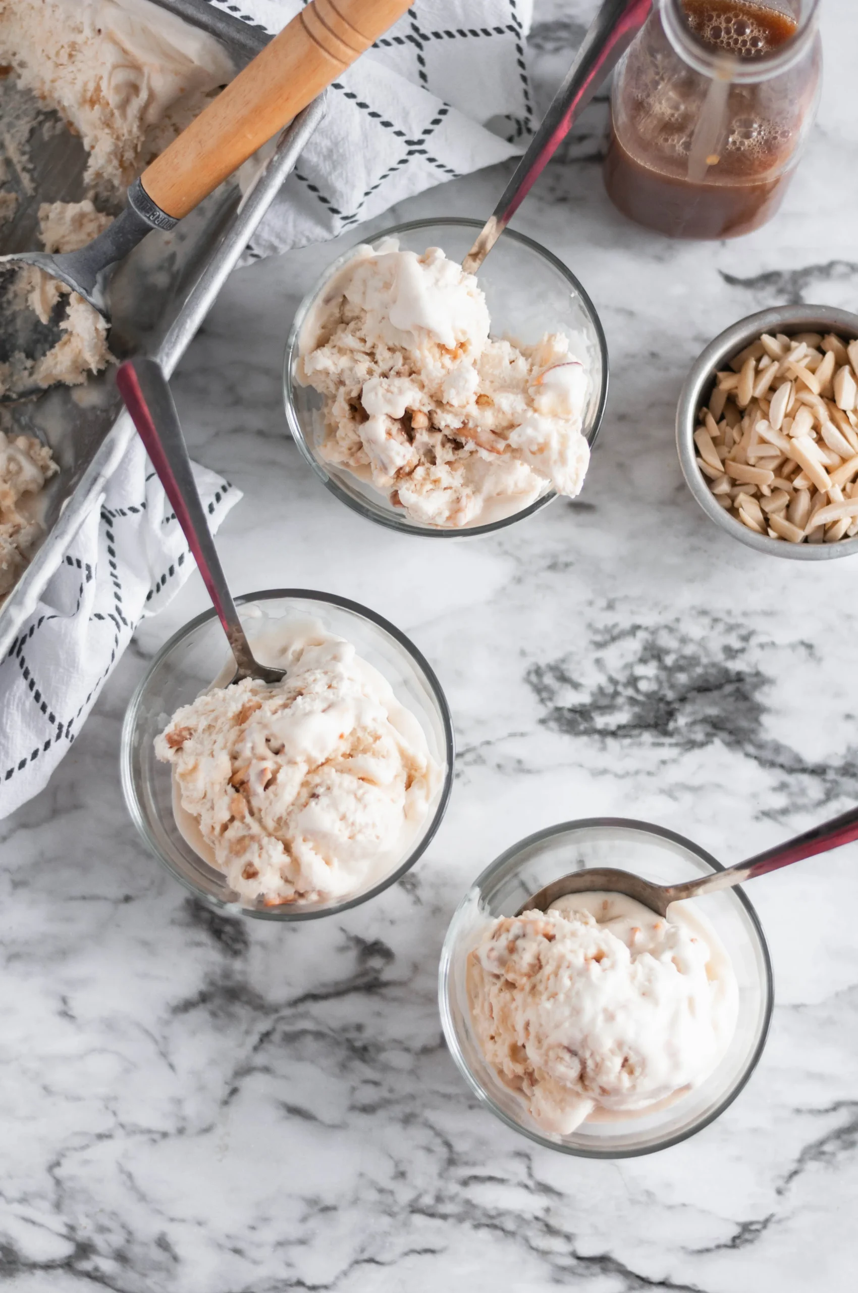 No Churn Caramel Crunch Ice Cream