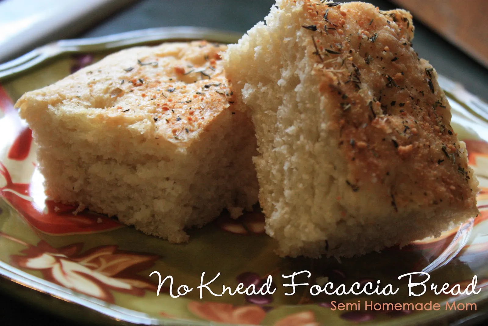 No Knead Focaccia Bread (Peasant Bread)