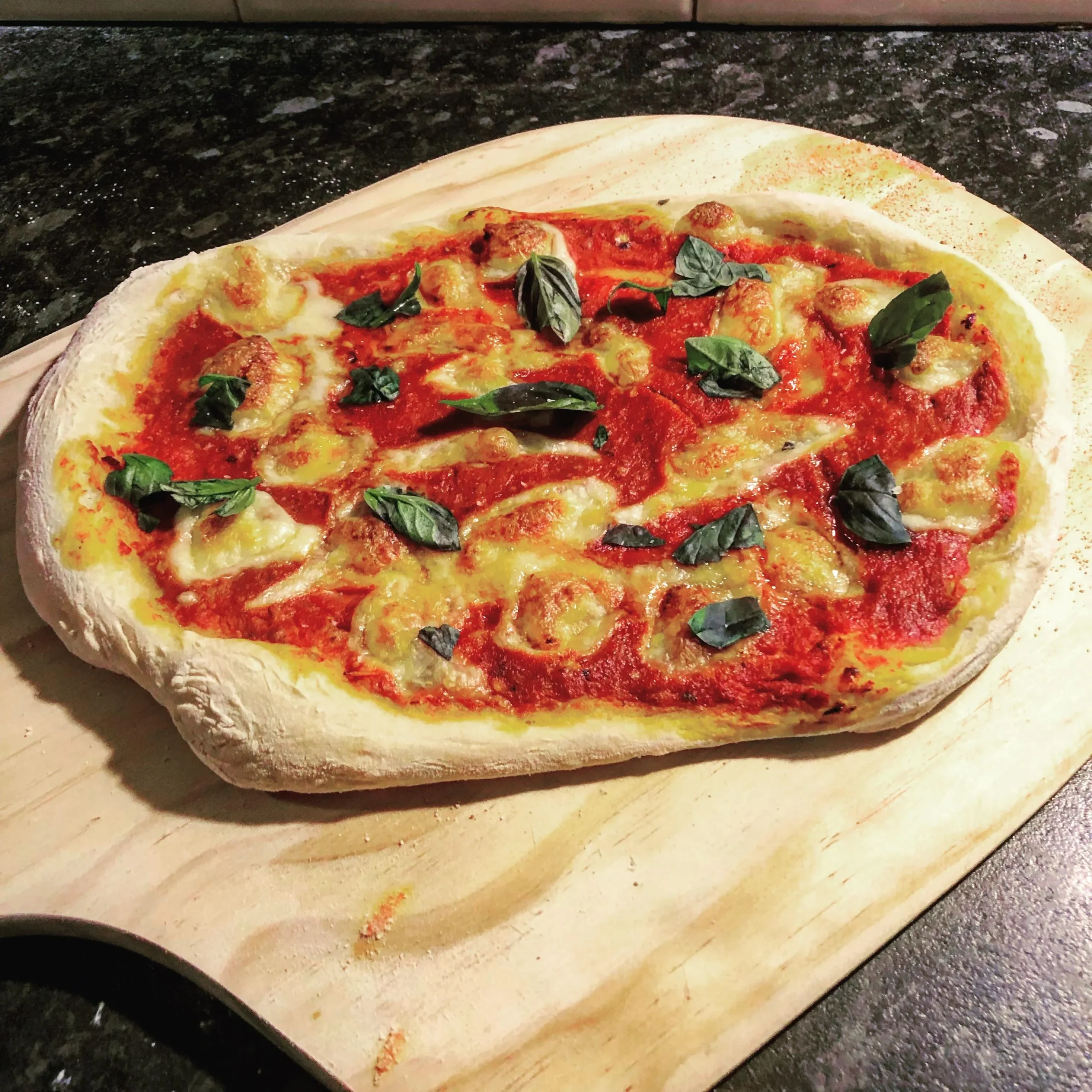No Knead Overnight Pizza Dough