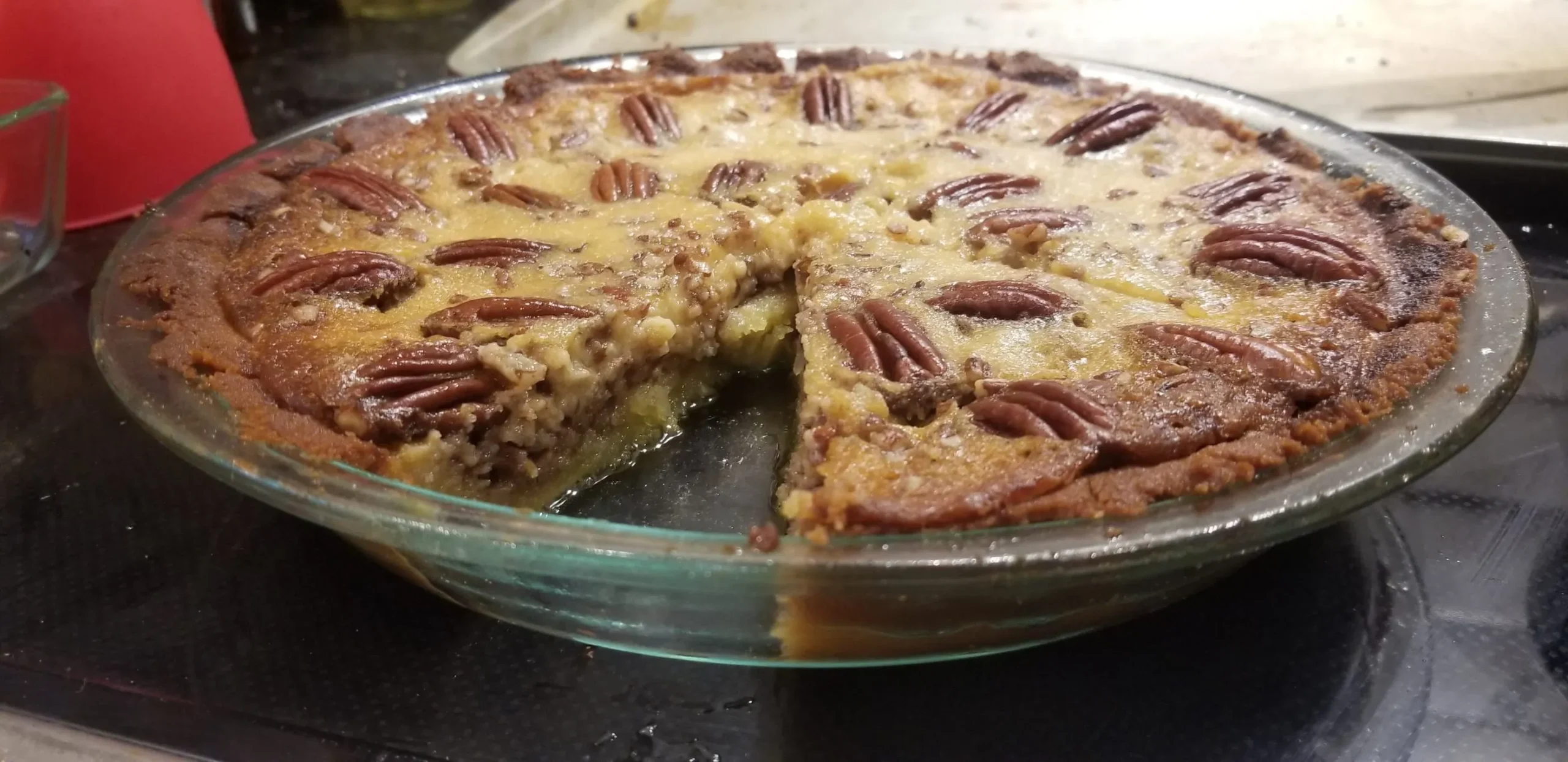Not So Gooey Pecan Pie