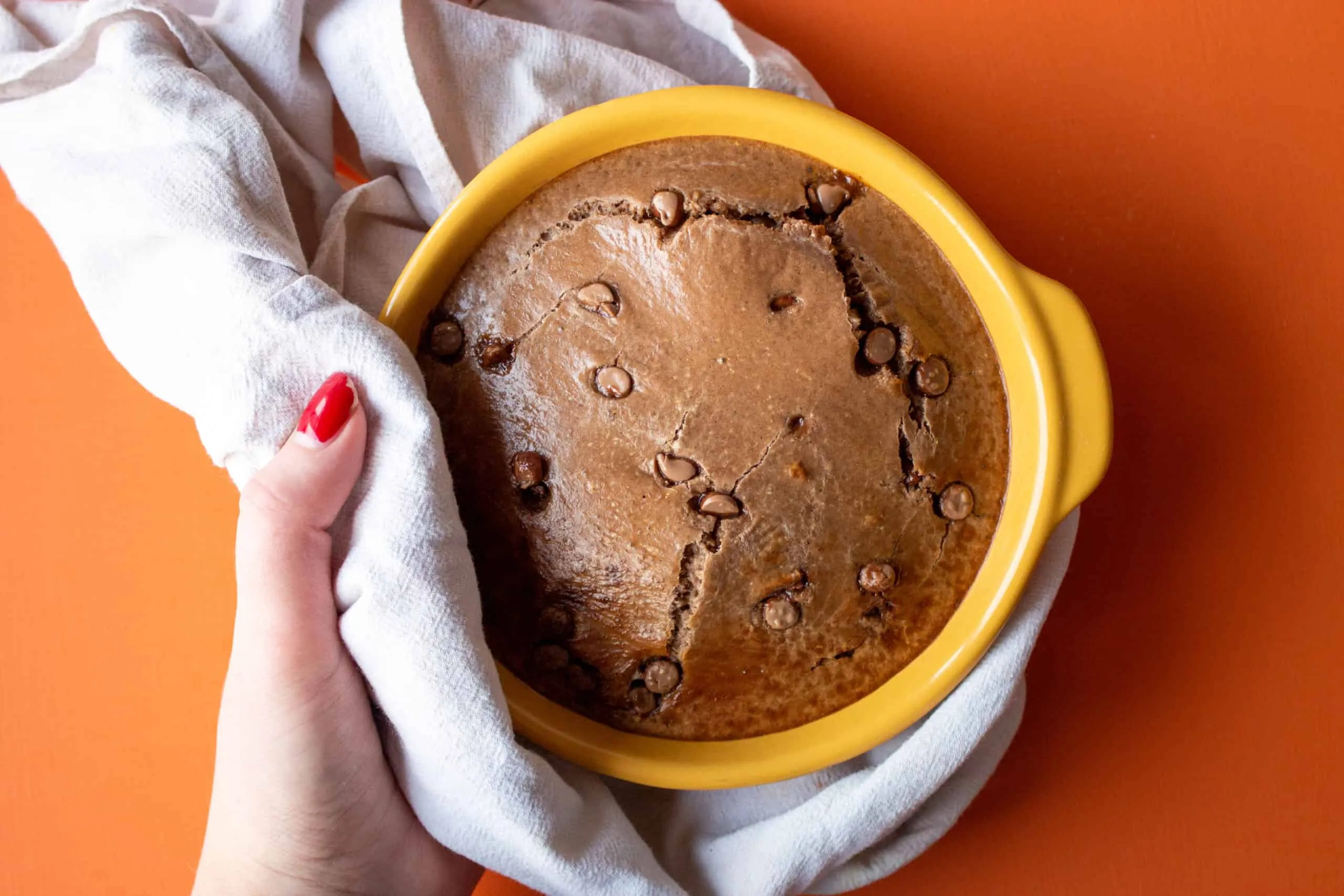 Nutella Blended Baked Oats TikTok Inspired