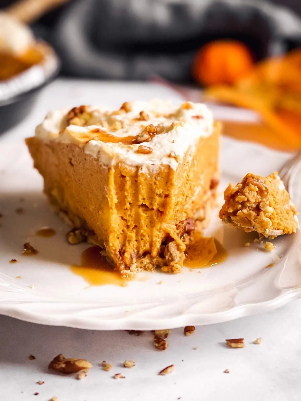 Nutty Turtle Pumpkin Pie