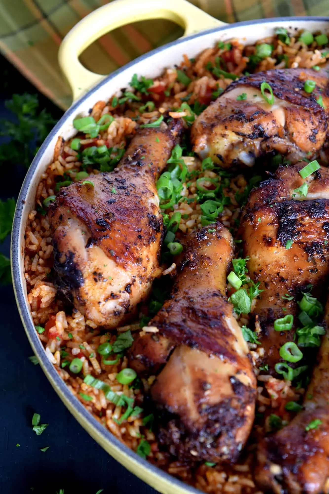 One Pan Chicken Dirty Rice