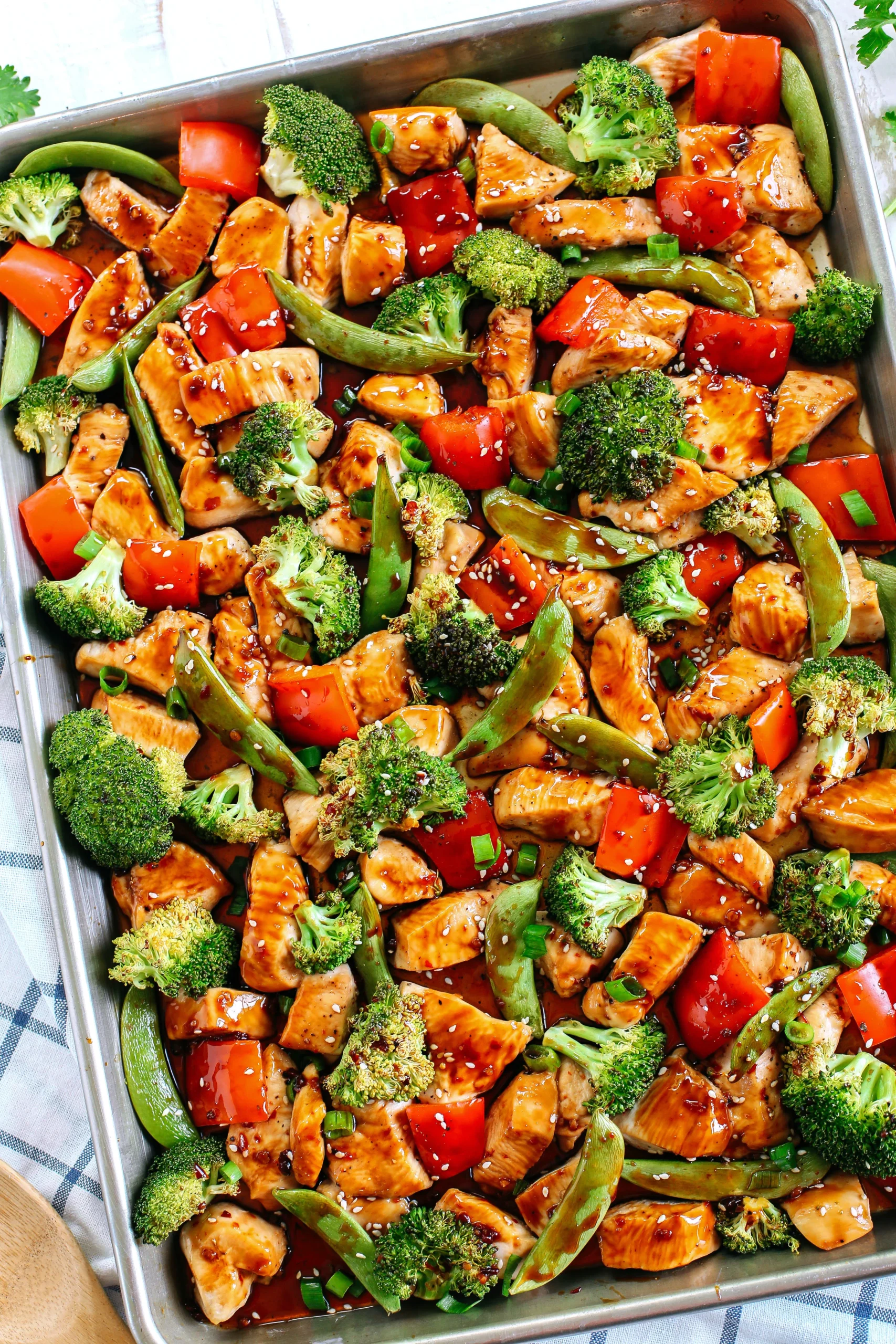 One Pan Chicken and Vegetables Meal