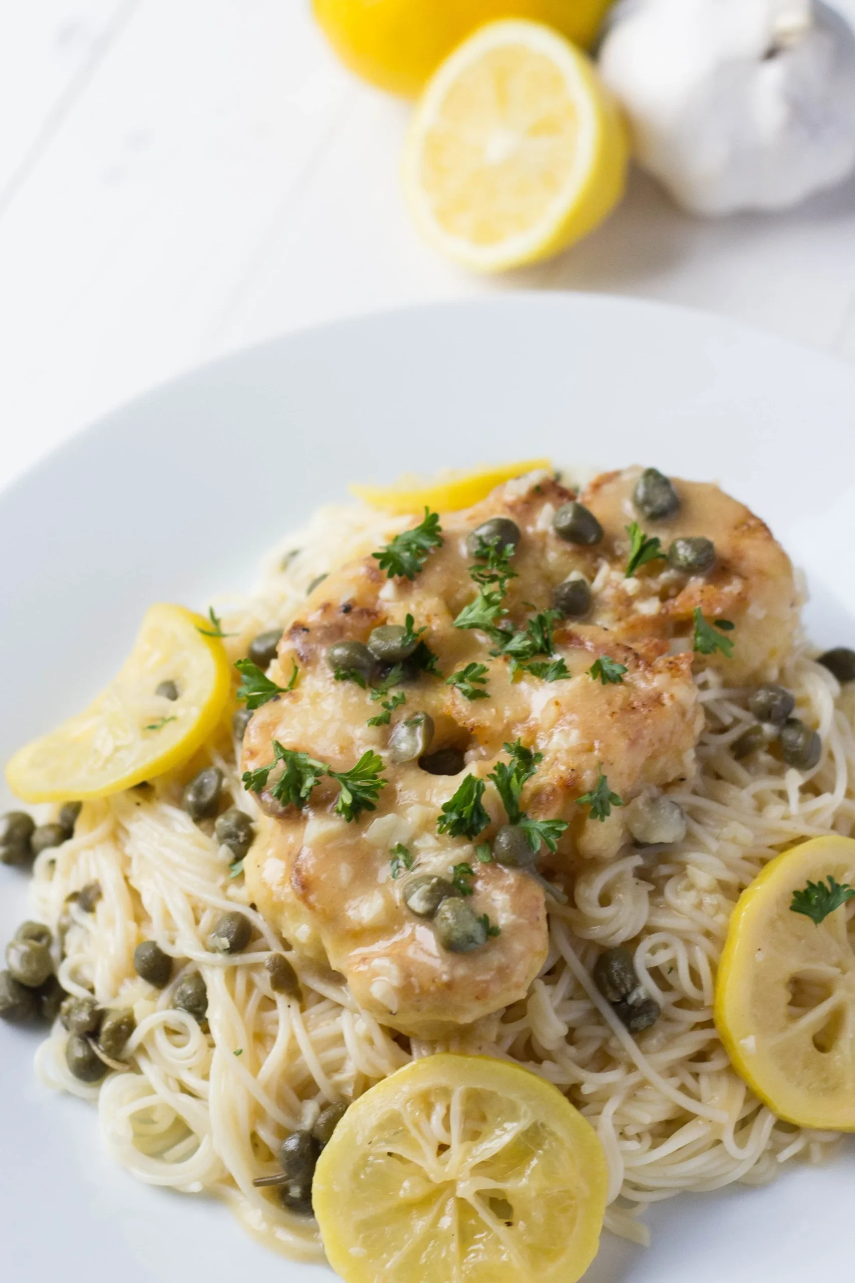 One Pot Cauliflower Piccata Pasta