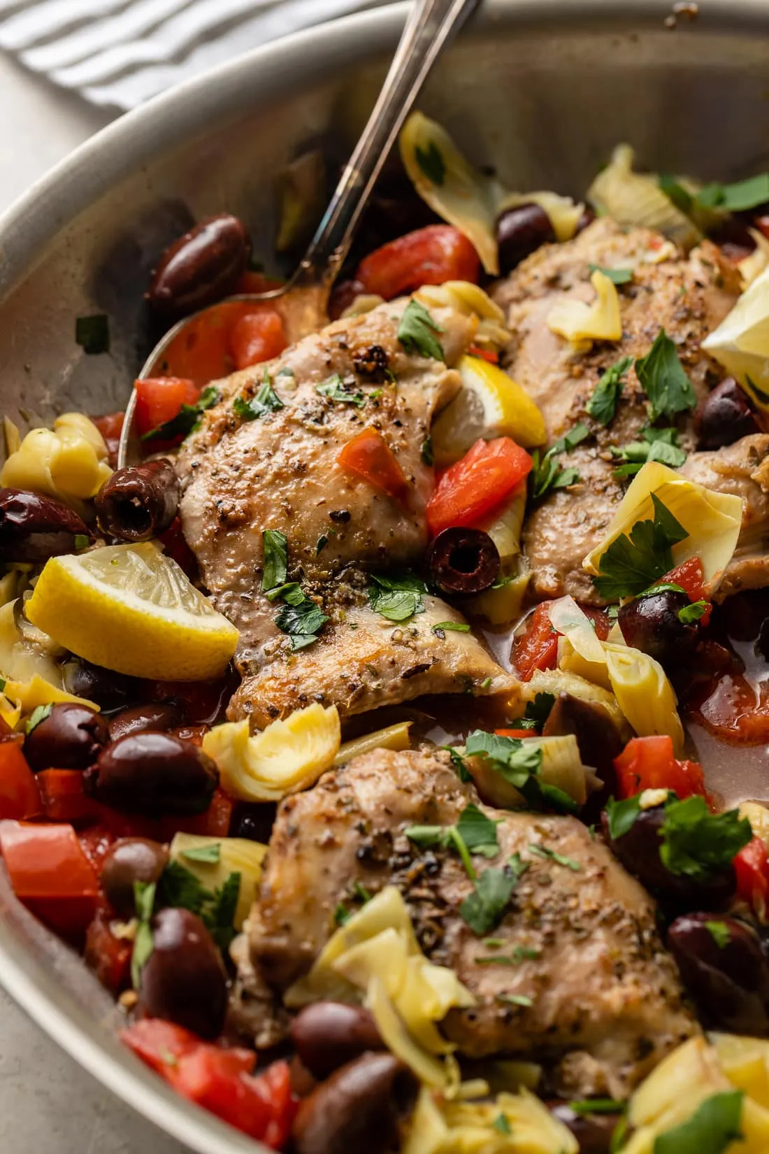 One Pot Greek Oven Roasted Chicken
