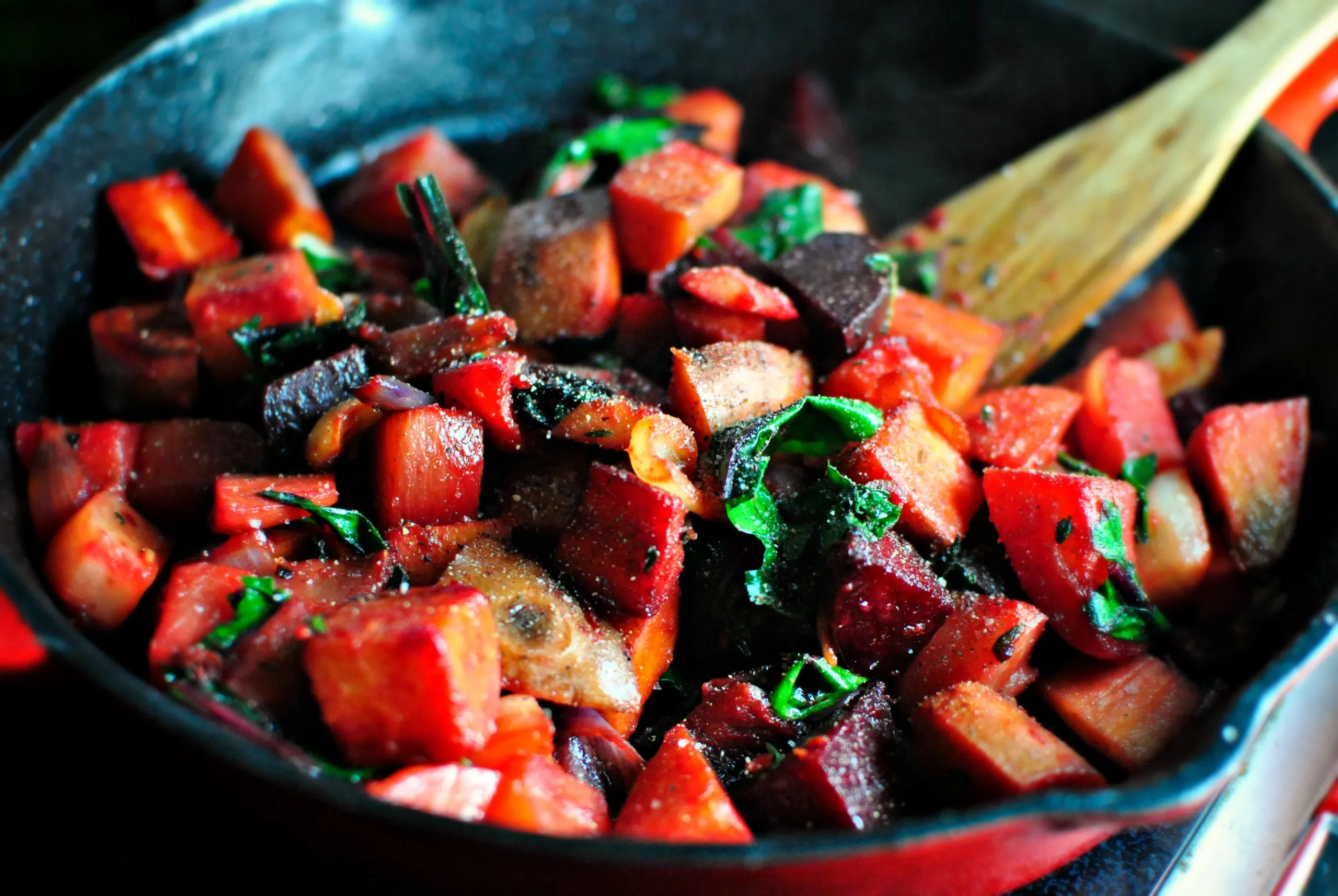 One Skillet Veggie Hash