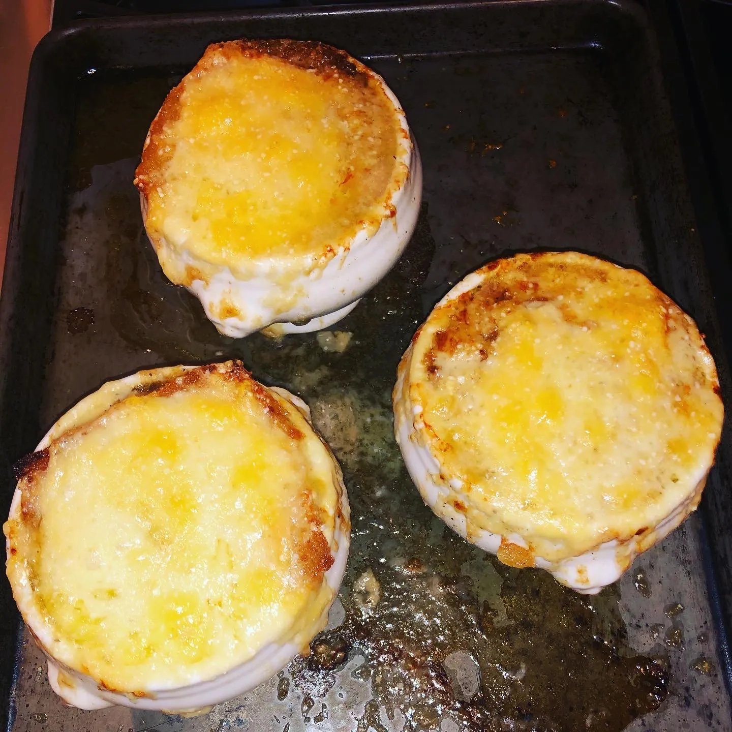 Onion Fennel Soup Gratin