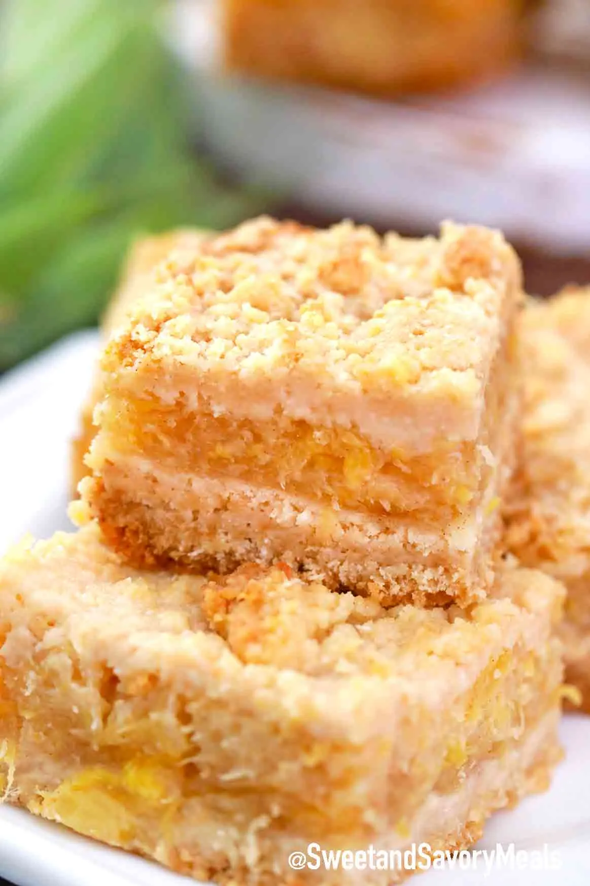 Orange Pineapple Crumble Bars