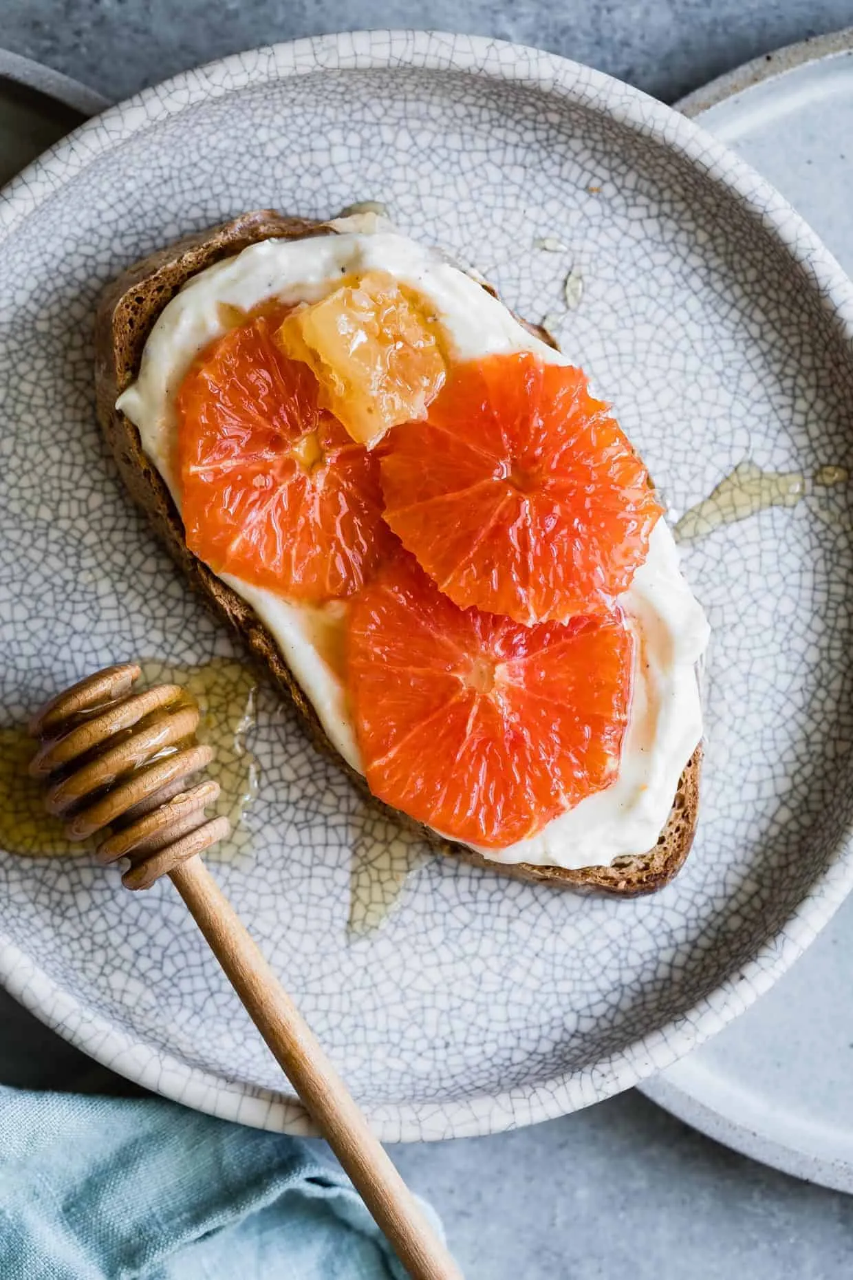 Orange Ricotta Doughnuts with Honey Thyme