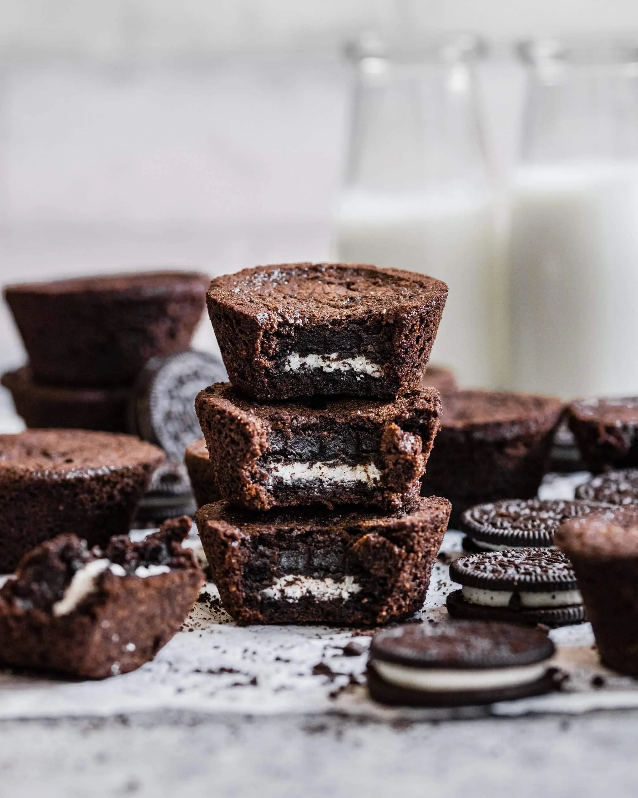 Oreo Brownie S'more Cups