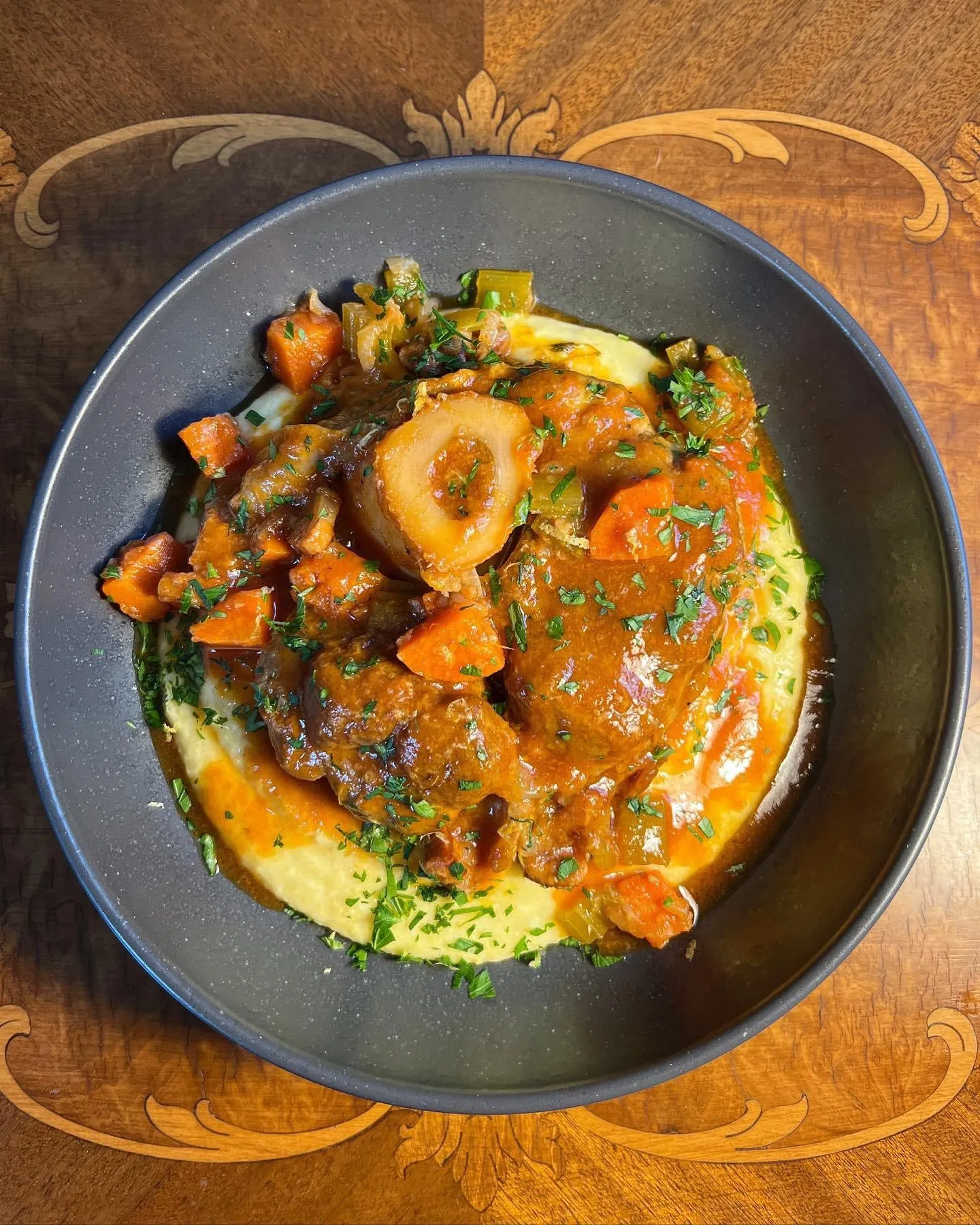 Osso Buco Polenta Gremolata