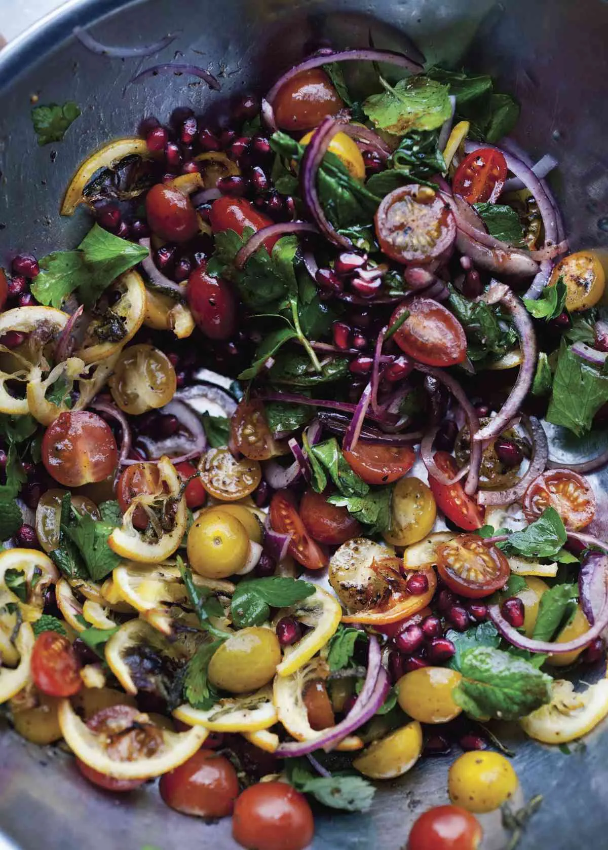 Ottolenghi's Tomato and Roasted Lemon Salad