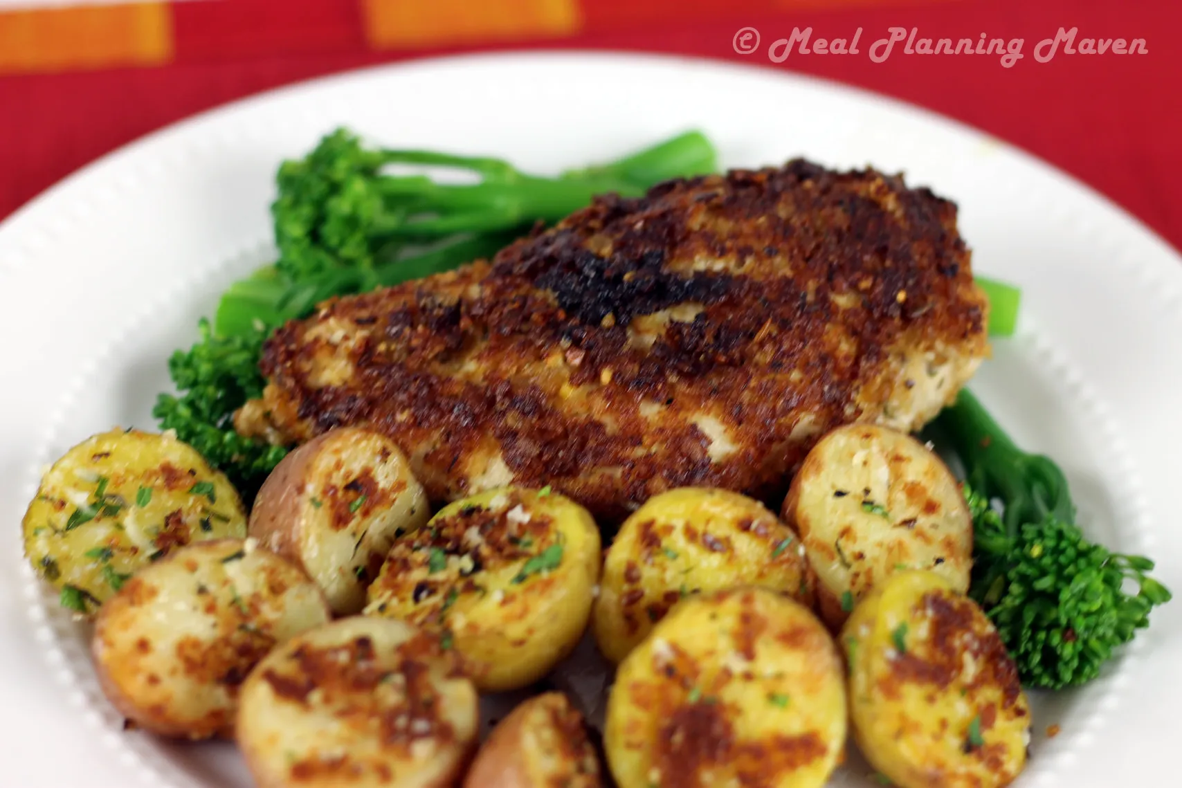 Oven Fried Chicken with Almond Breading