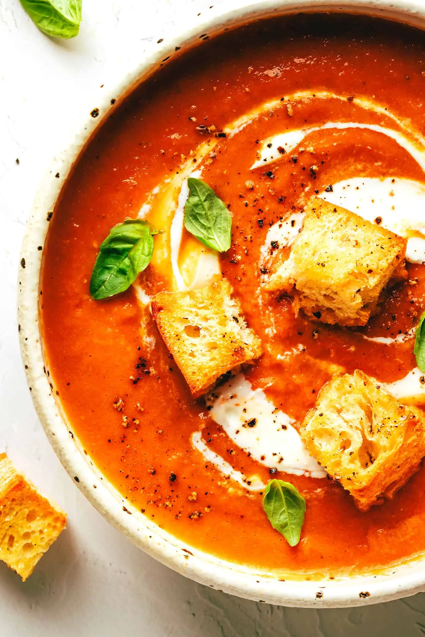 Oven Roasted Creamy Tomato Soup