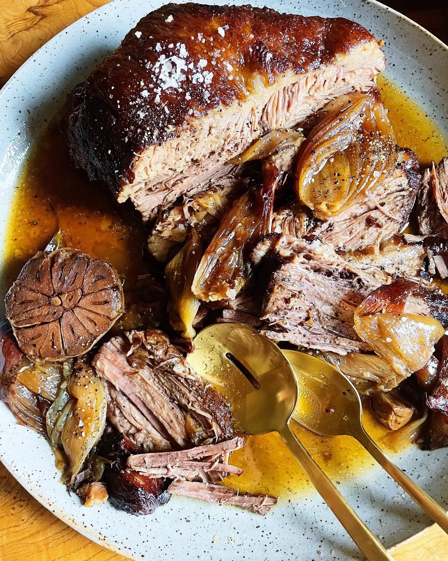 Oven Roasted Horseradish Beef Brisket