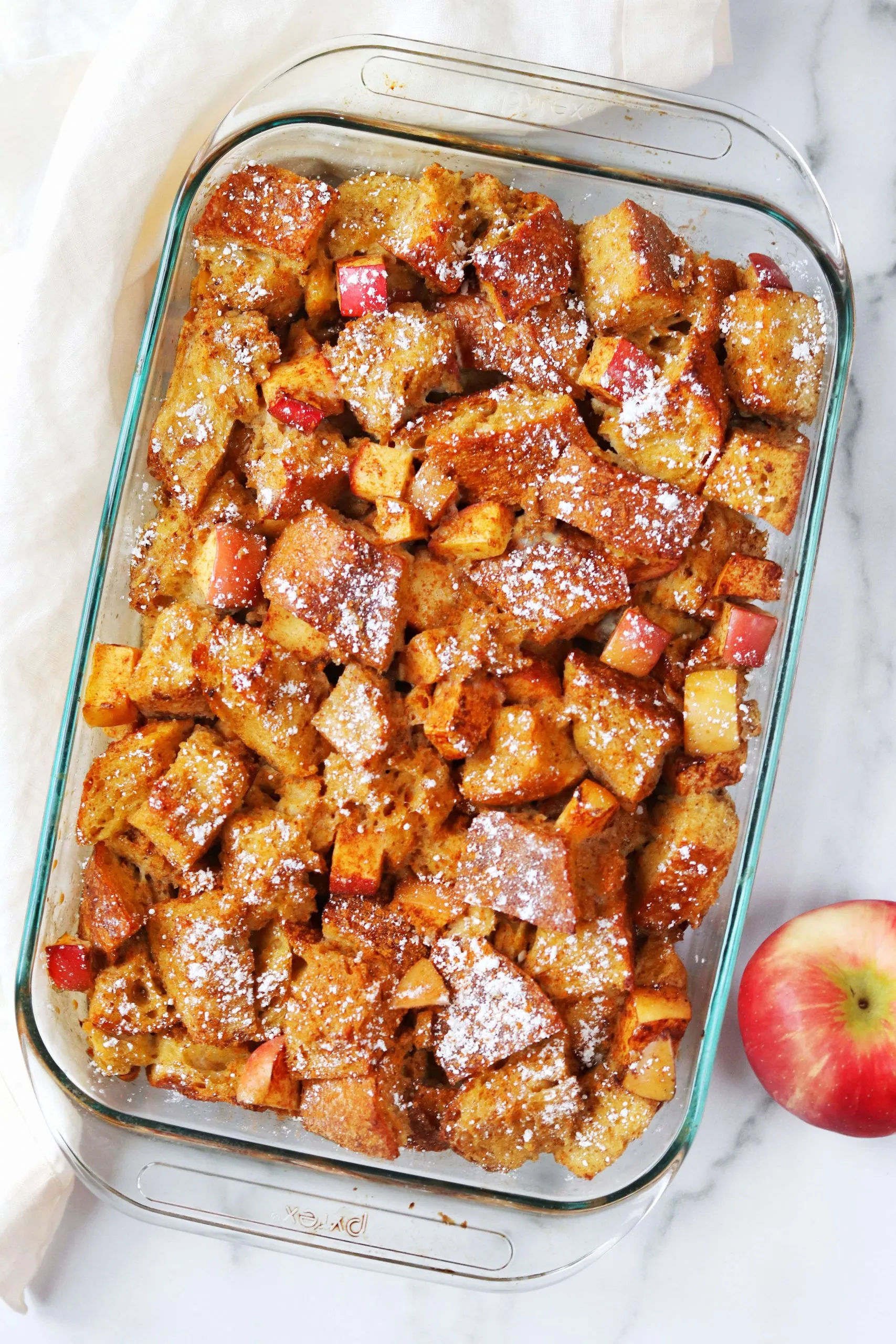 Overnight Apple French Toast Bake