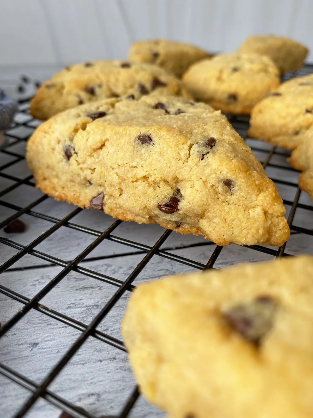 Paleo Chocolate Chip Almond Flour Scones