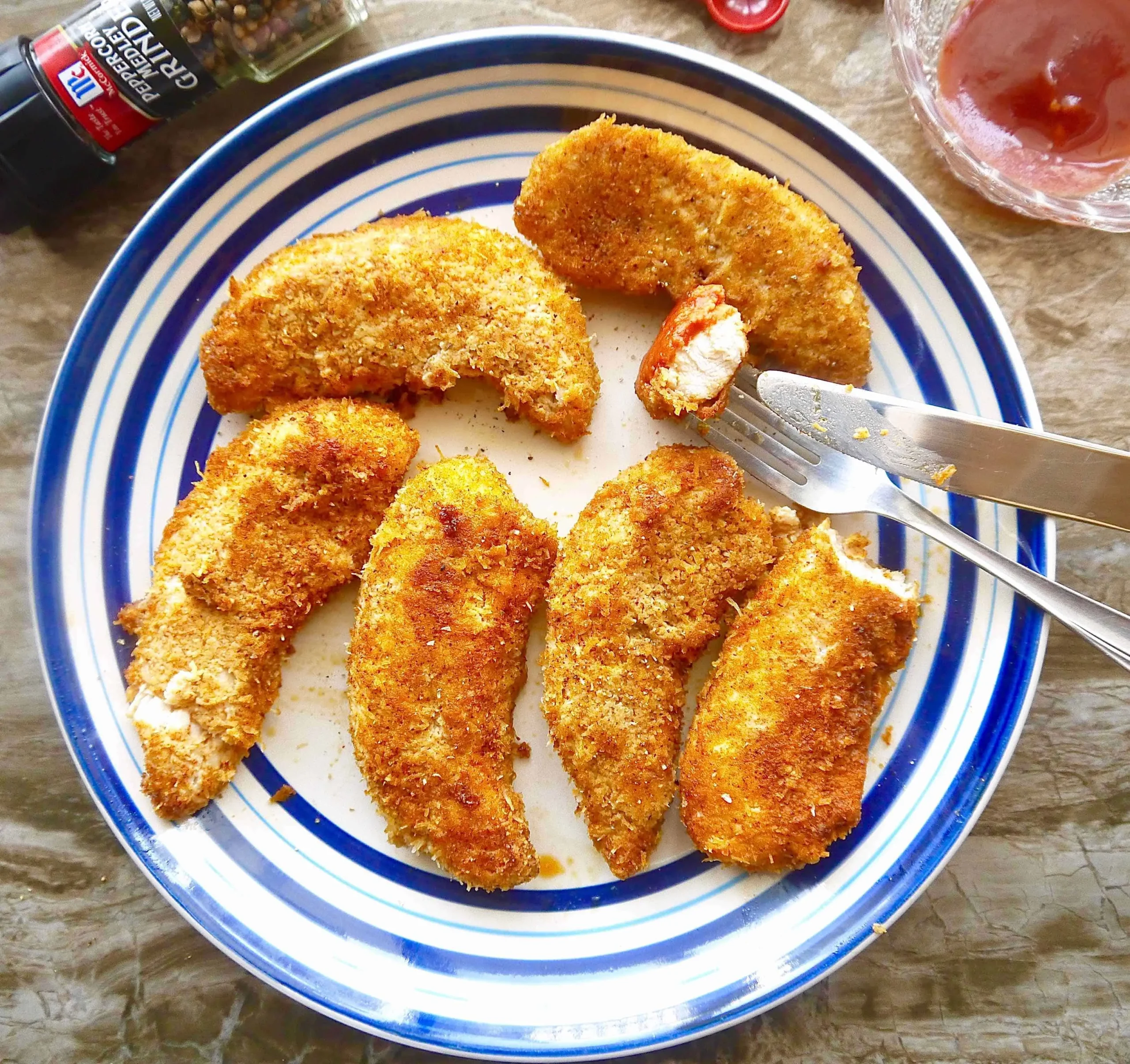 Paleo Crispy Coconut Chicken Fingers