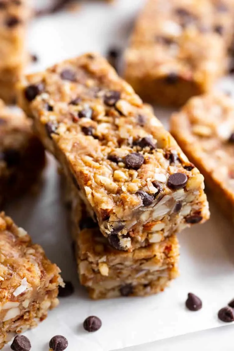 Paleo Grain Free Granola Snack Bars