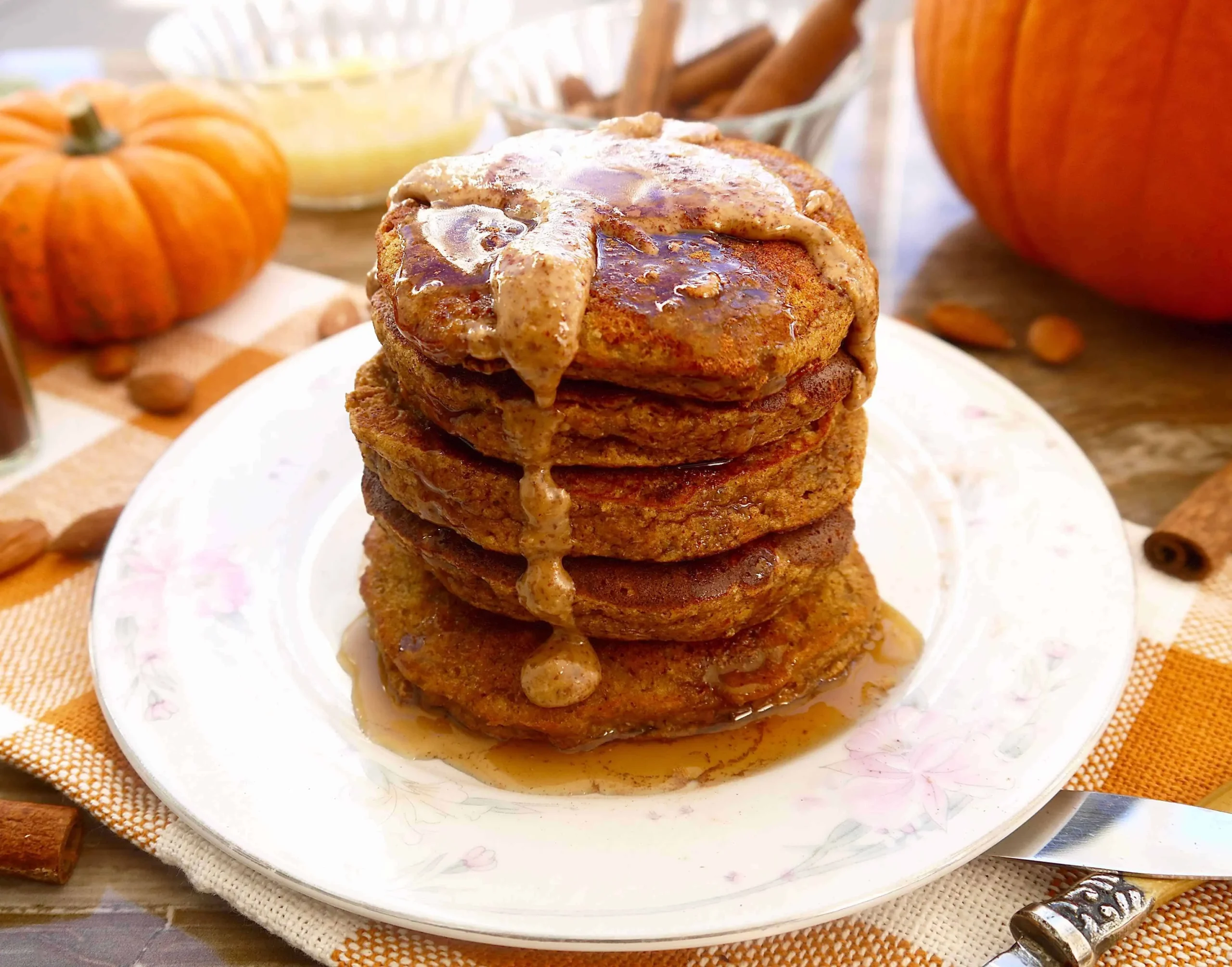 Paleo Pumpkin Pancakes GF