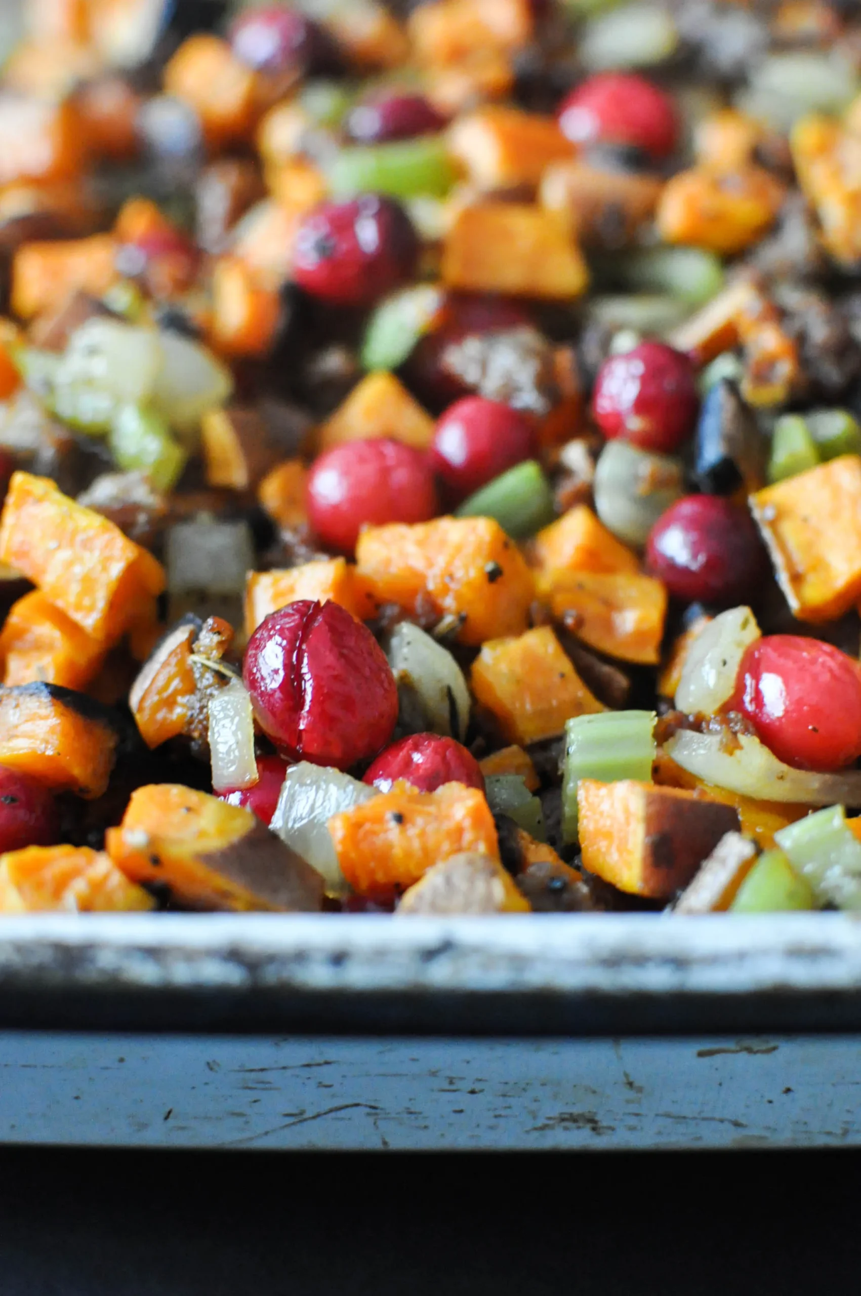 Paleo Sweet Potato Cranberry Stuffing